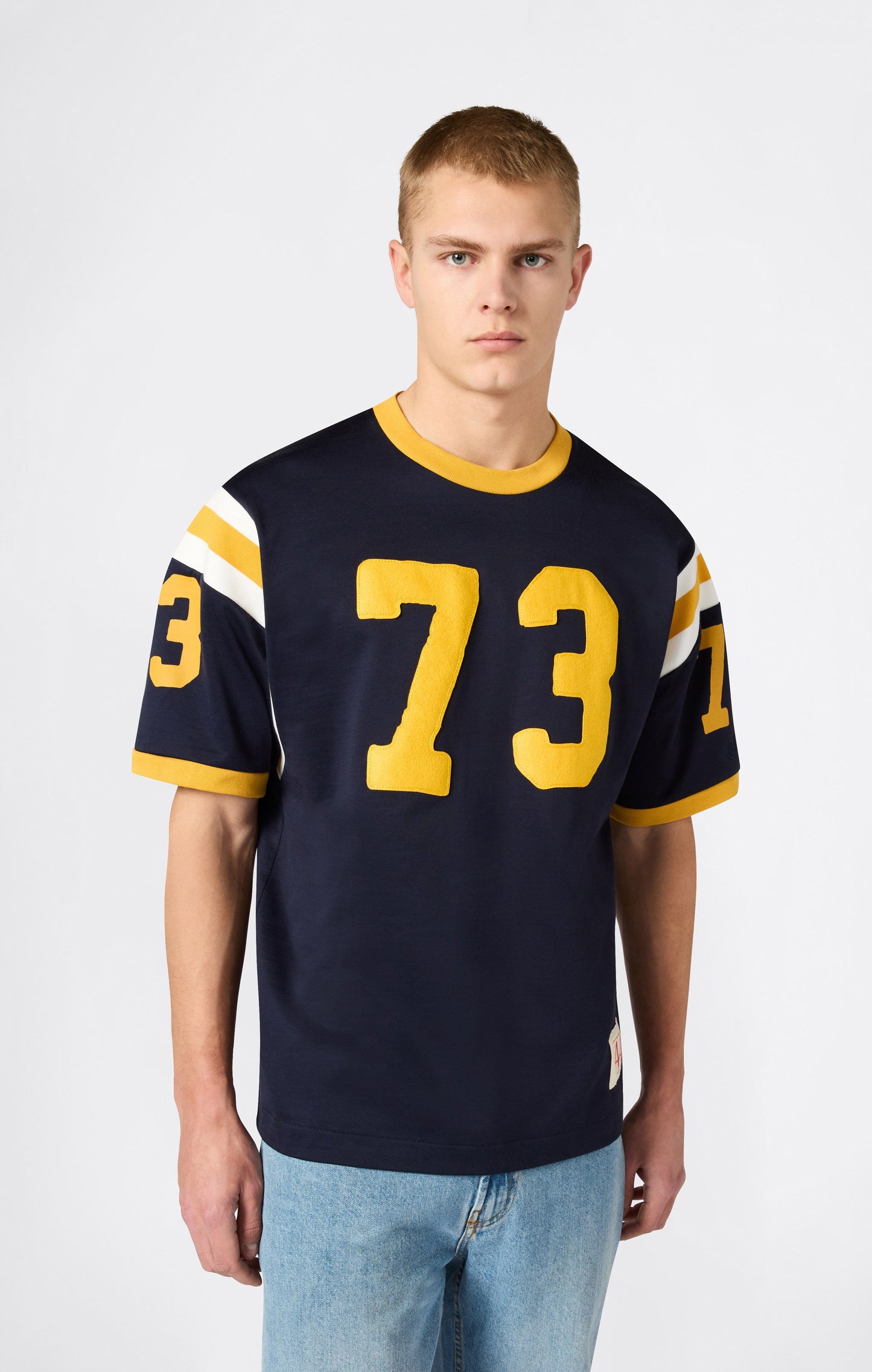 Men's Football-Inspired Ringer T-Shirt Time Capsule