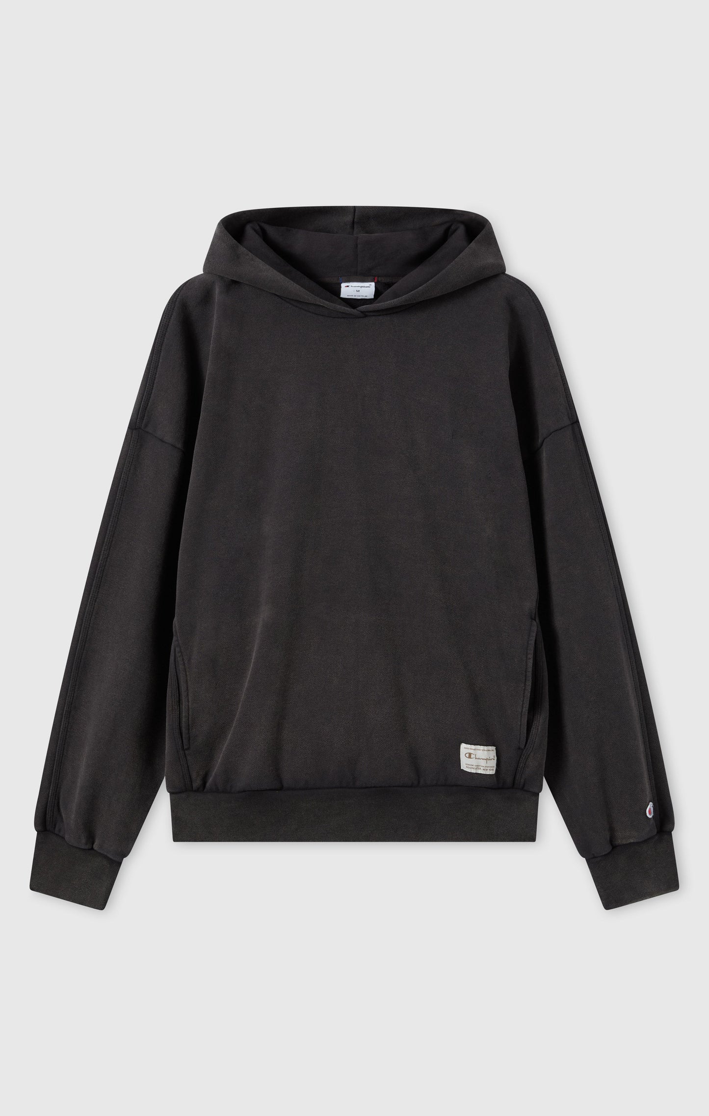 Men's Hooded Sweatshirt with Washed Effect
