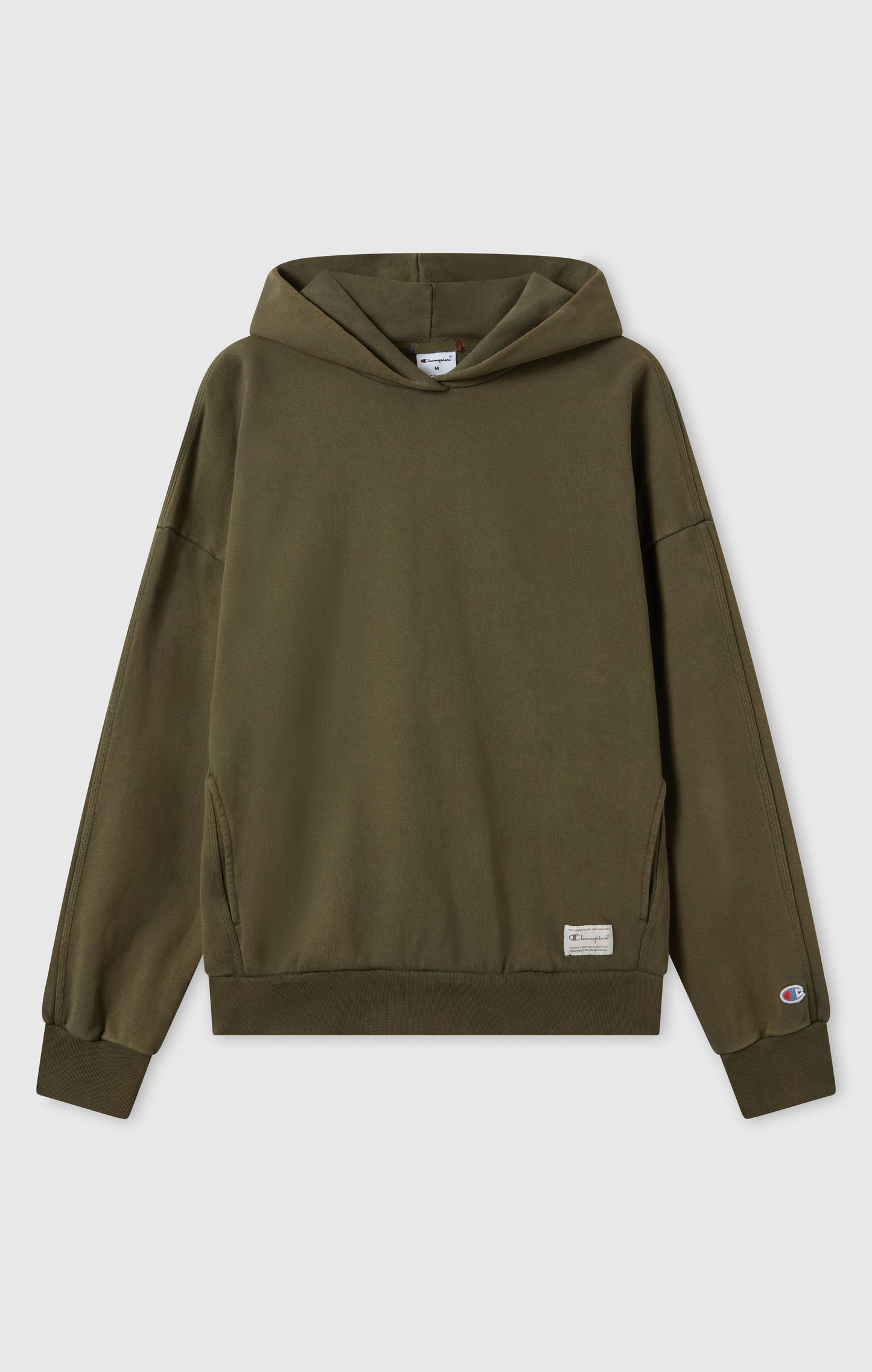 Men's Hooded Sweatshirt with Washed Effect
