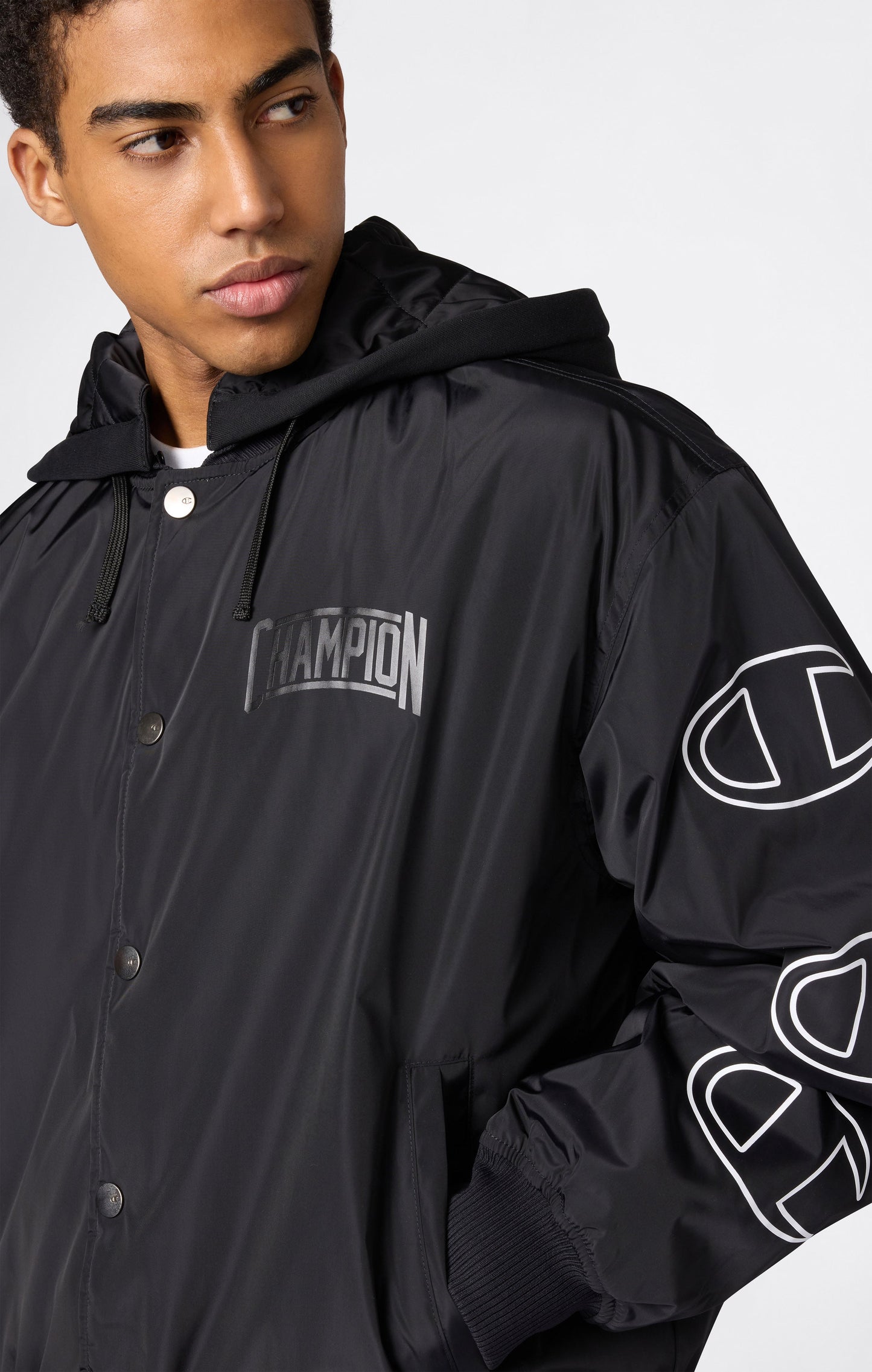 Men's Hooded Bomber Jacket