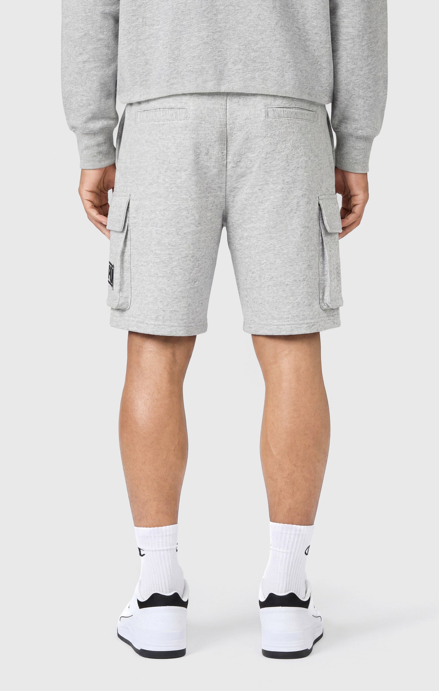 Men's Cargo Shorts With Brushed Interior And Logo