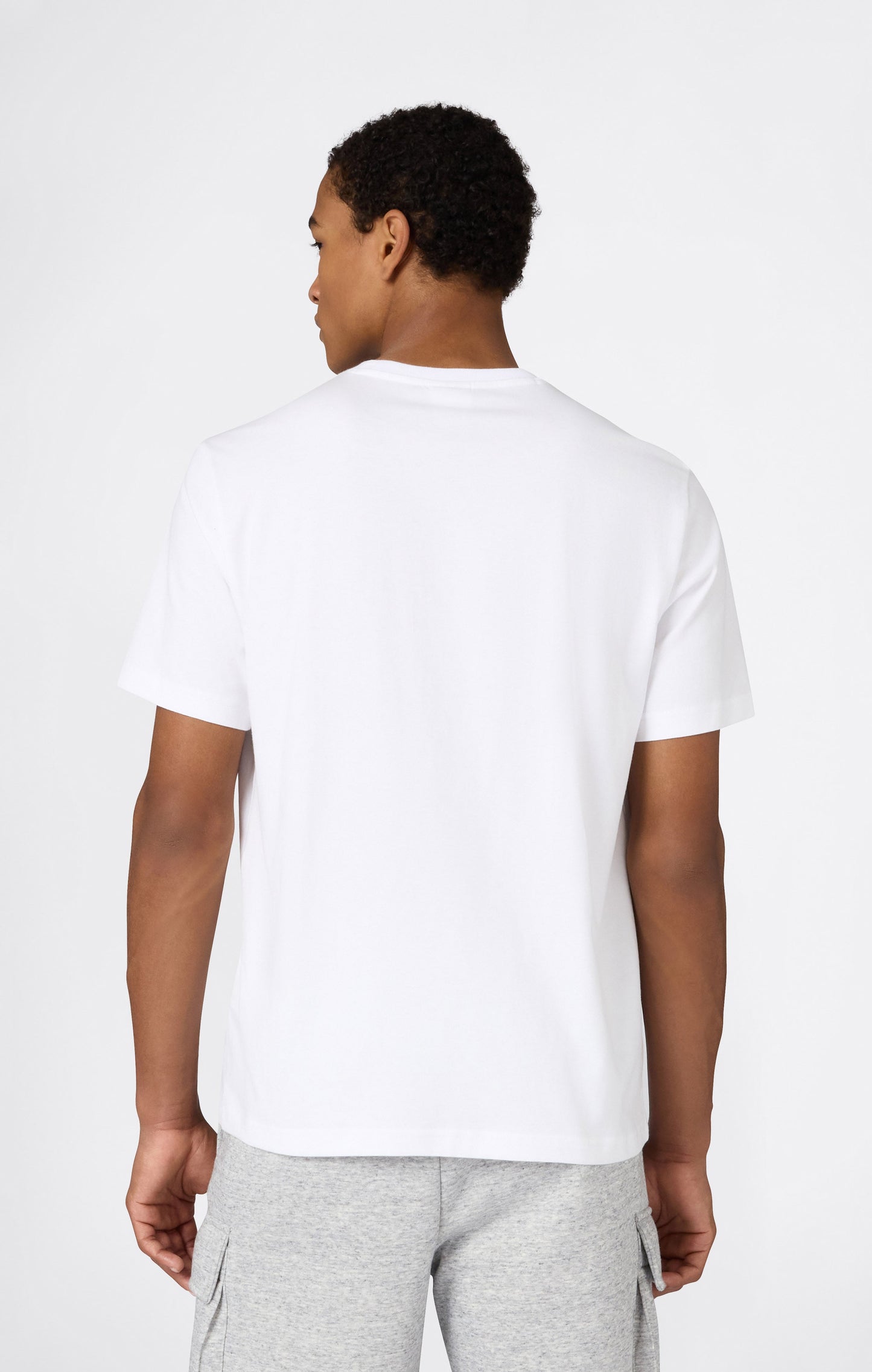 Men's Crewneck T-Shirt With Puff Print Logo