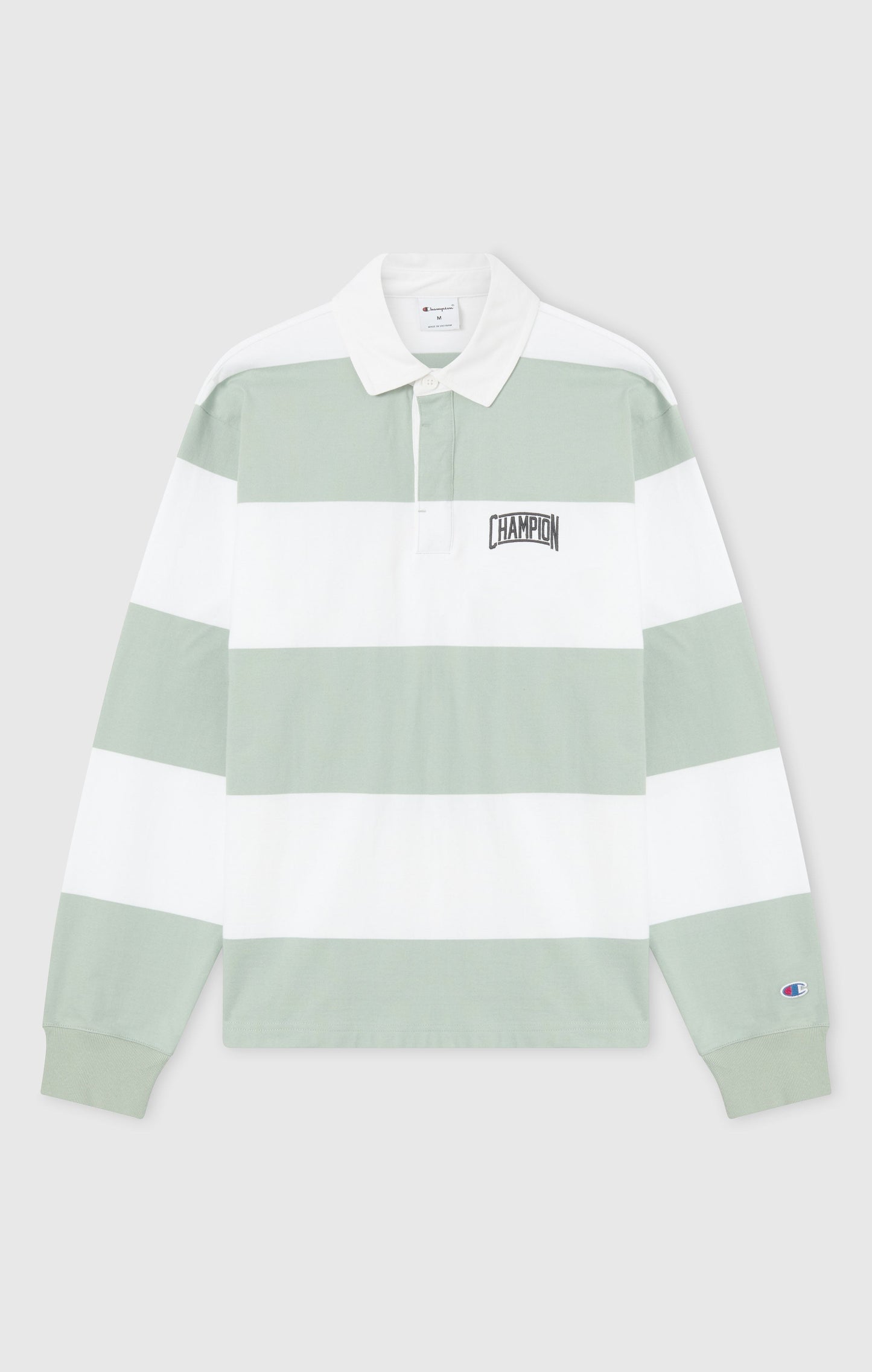 Men's Striped Heavy Jersey Polo Shirt