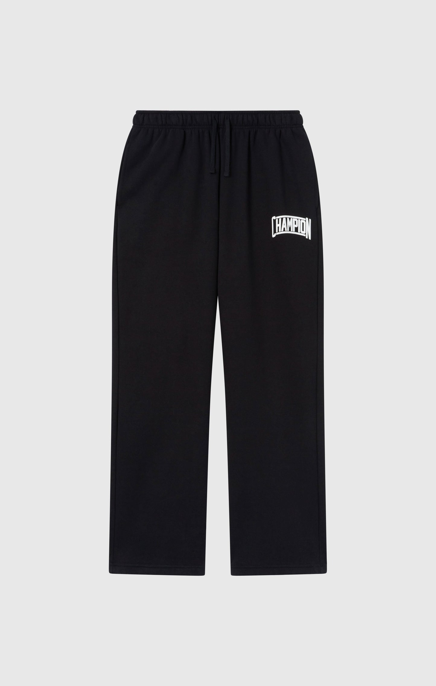 Herrenhose mit geradem Saum, angerauter Innenseite und Puff-Print-Logo