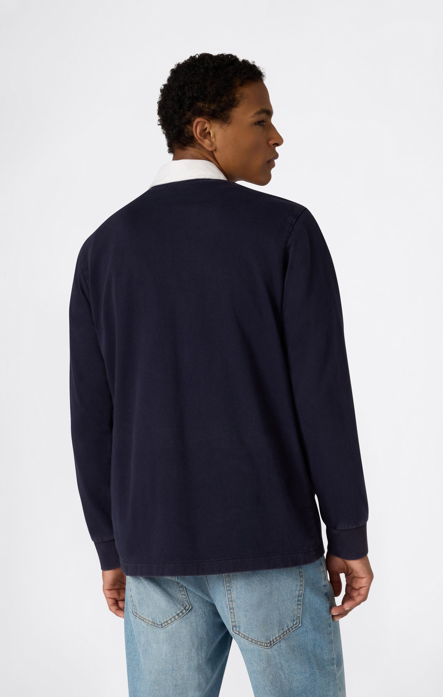 Men's Long Sleeve Half Zip Polo Shirt Time Capsule