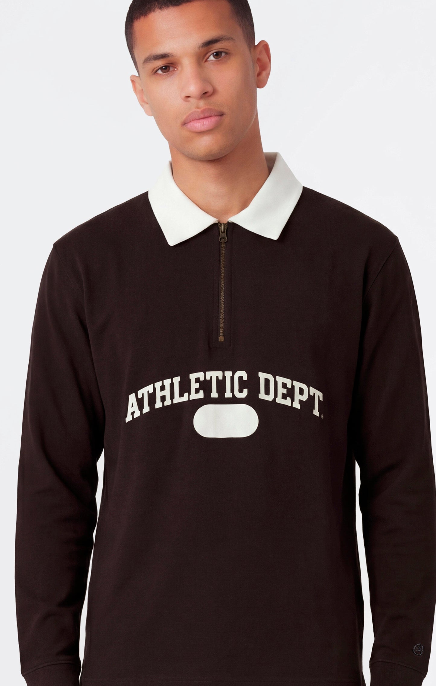 Men's Long Sleeve Half Zip Polo Shirt Time Capsule