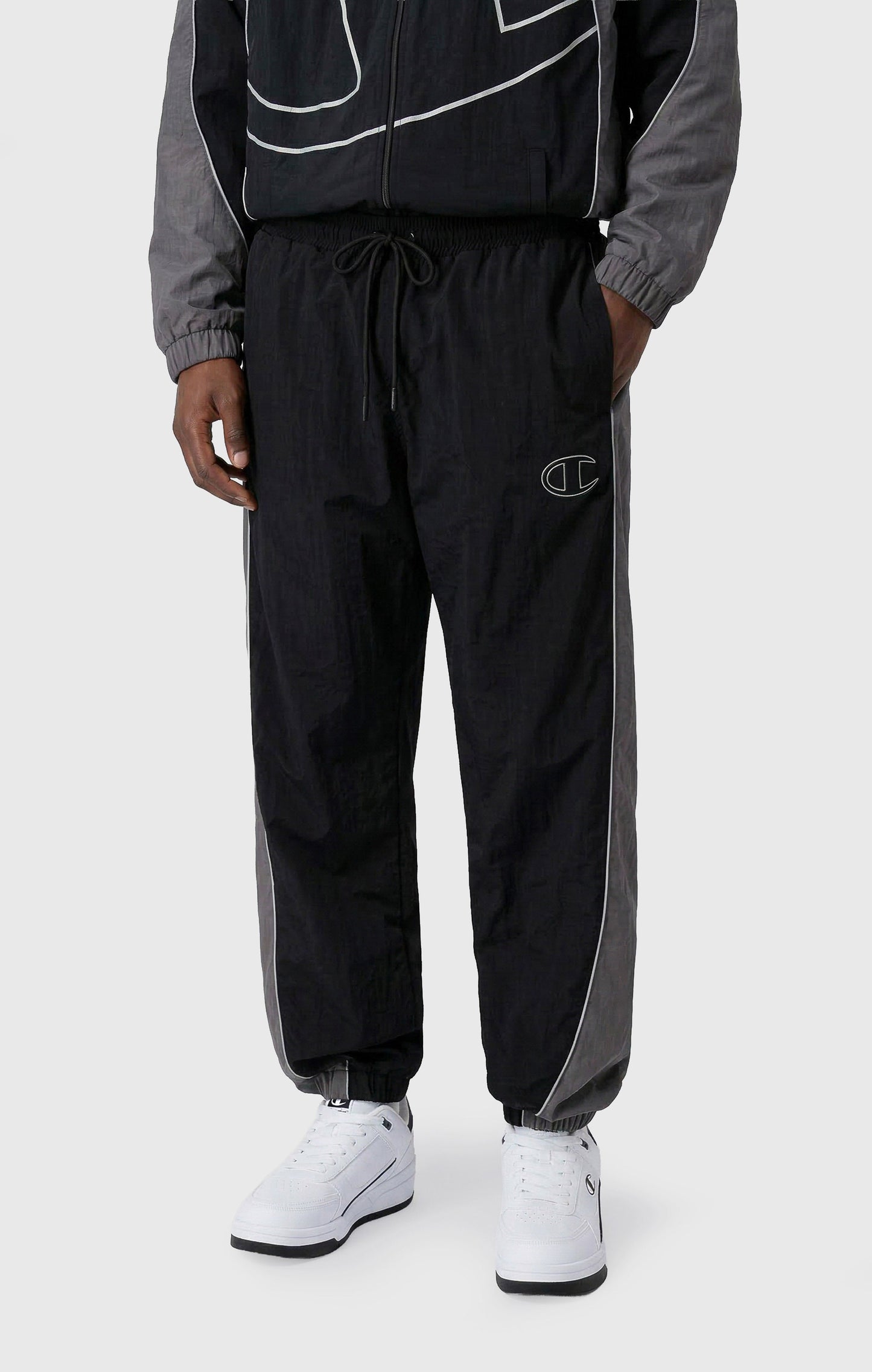 Men's Loose Fit Woven Nylon Pants