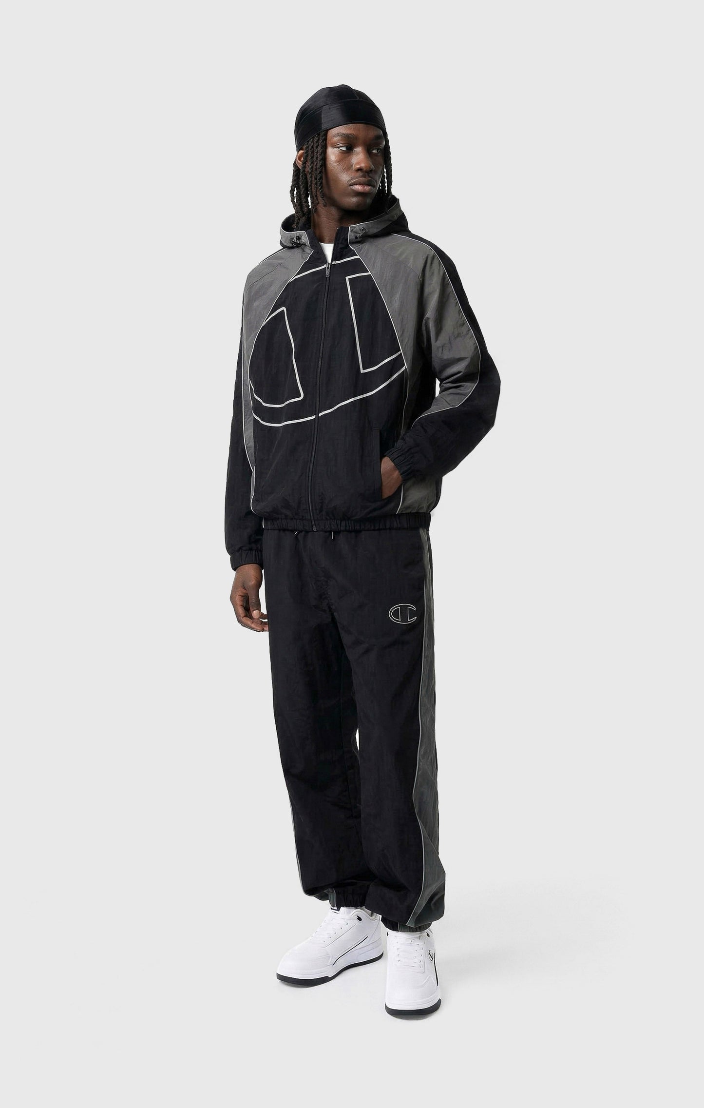 Men's Loose Fit Woven Nylon Pants