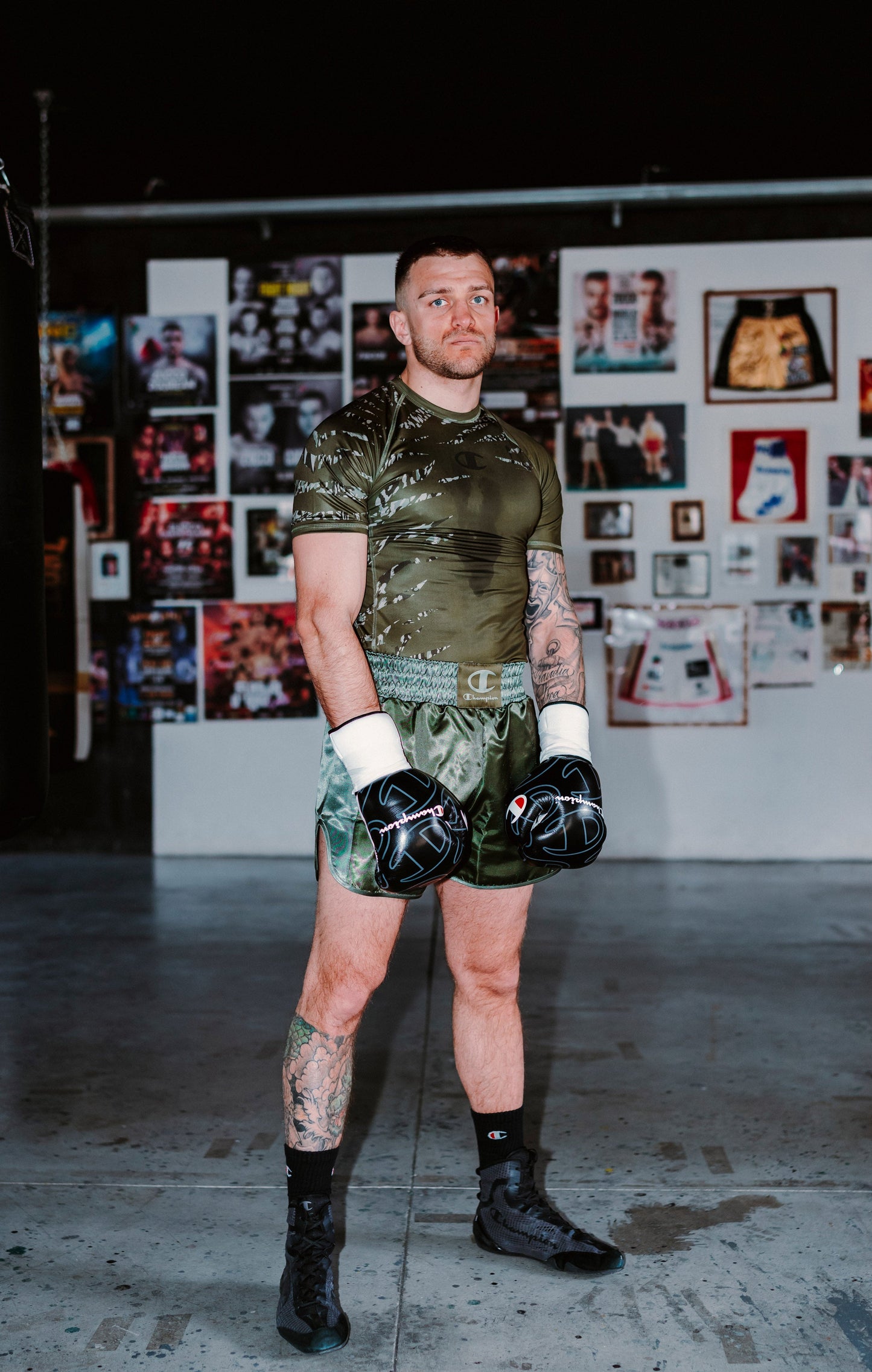 Herren Satin-Shorts Combat