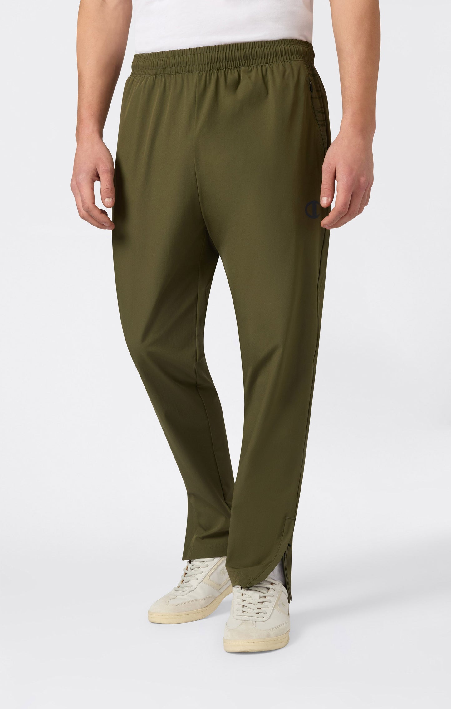 Men's Straight Hem Stretch Fabric Pants