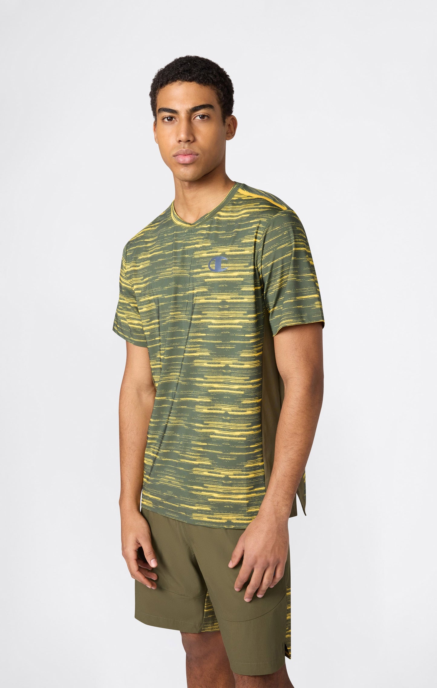 Training Quick-Dry Allover Print T-Shirt for Men