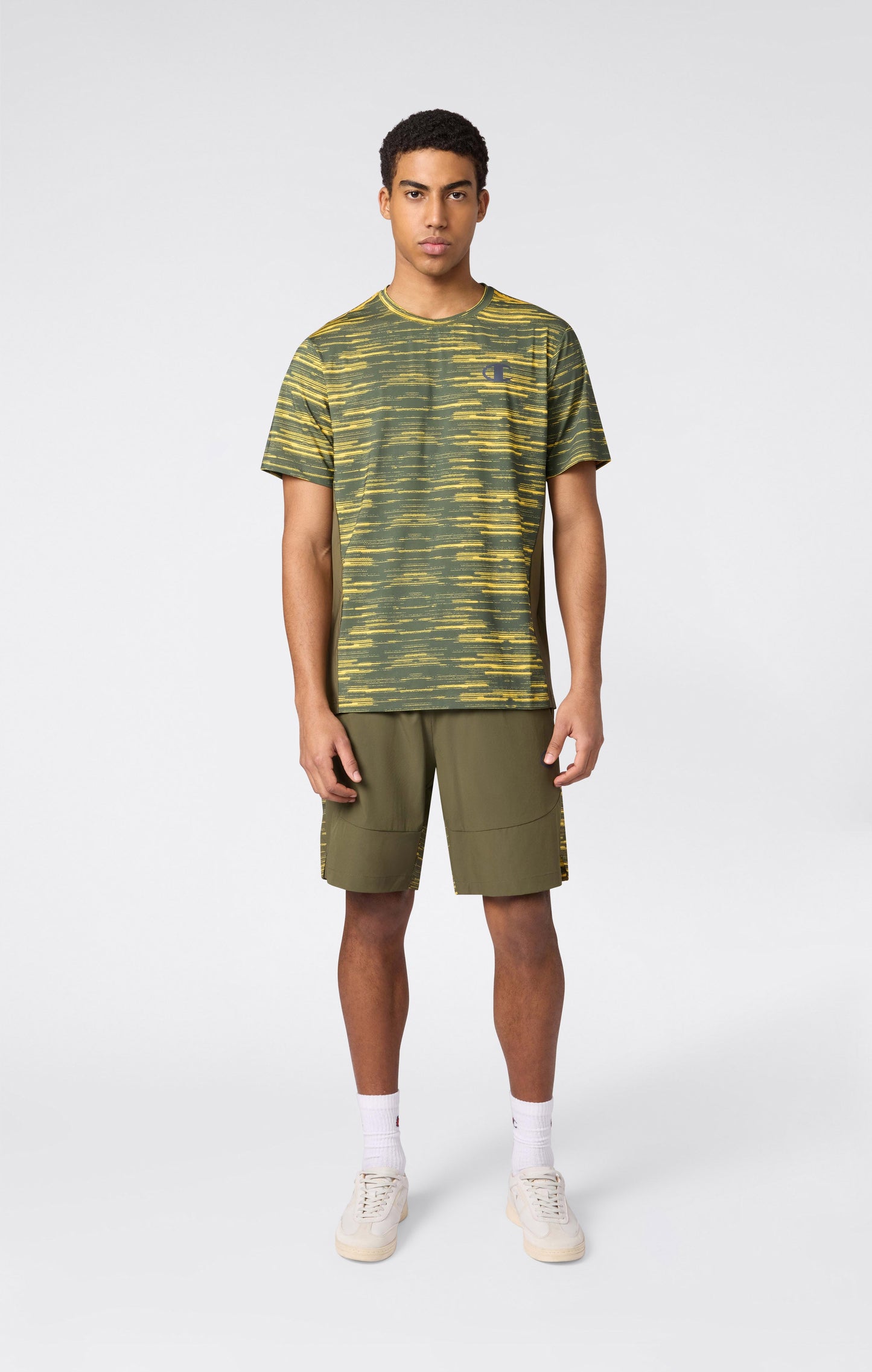 Training Quick-Dry Allover Print T-Shirt for Men