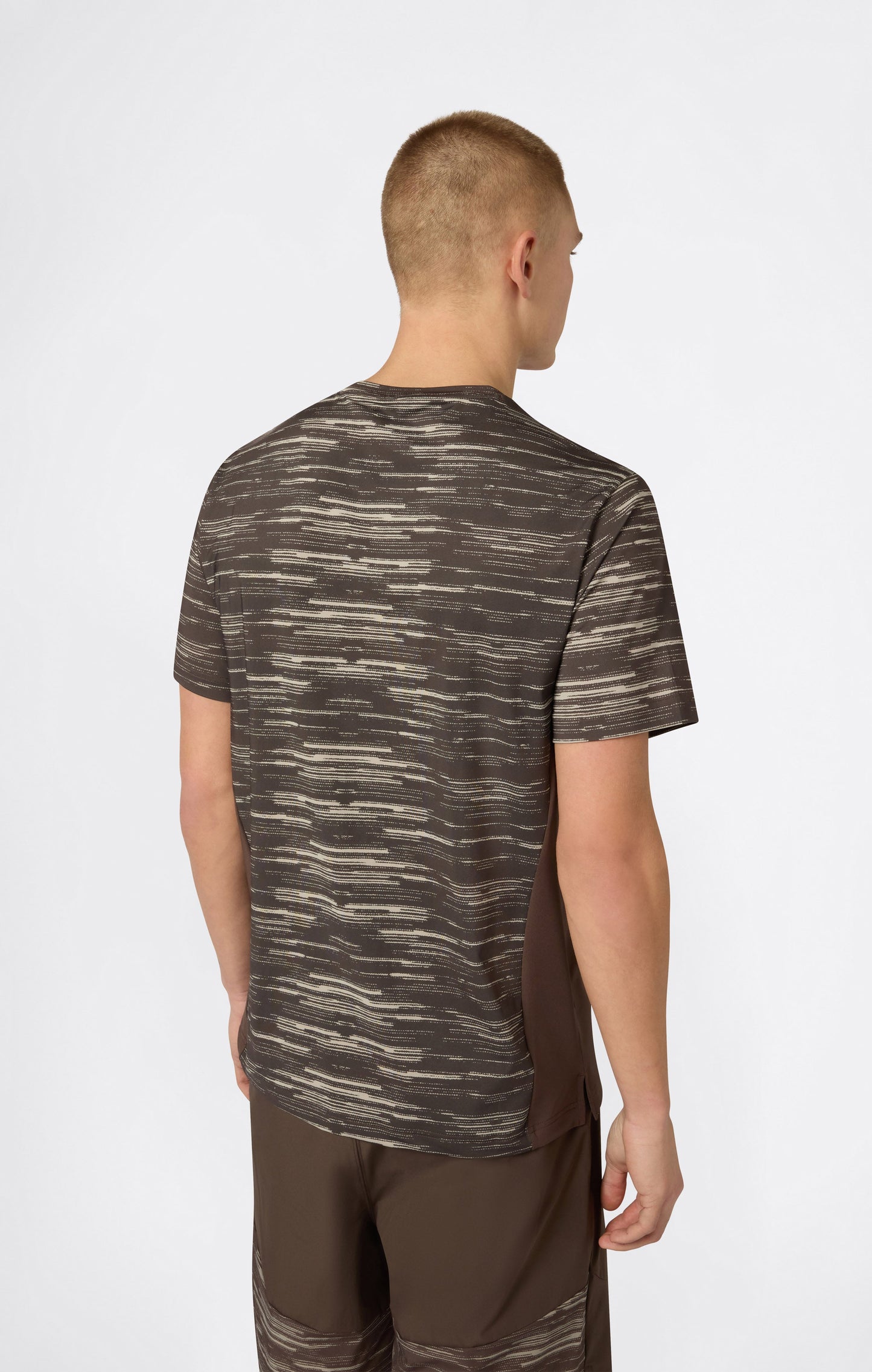 Training Quick-Dry Allover Print T-Shirt for Men