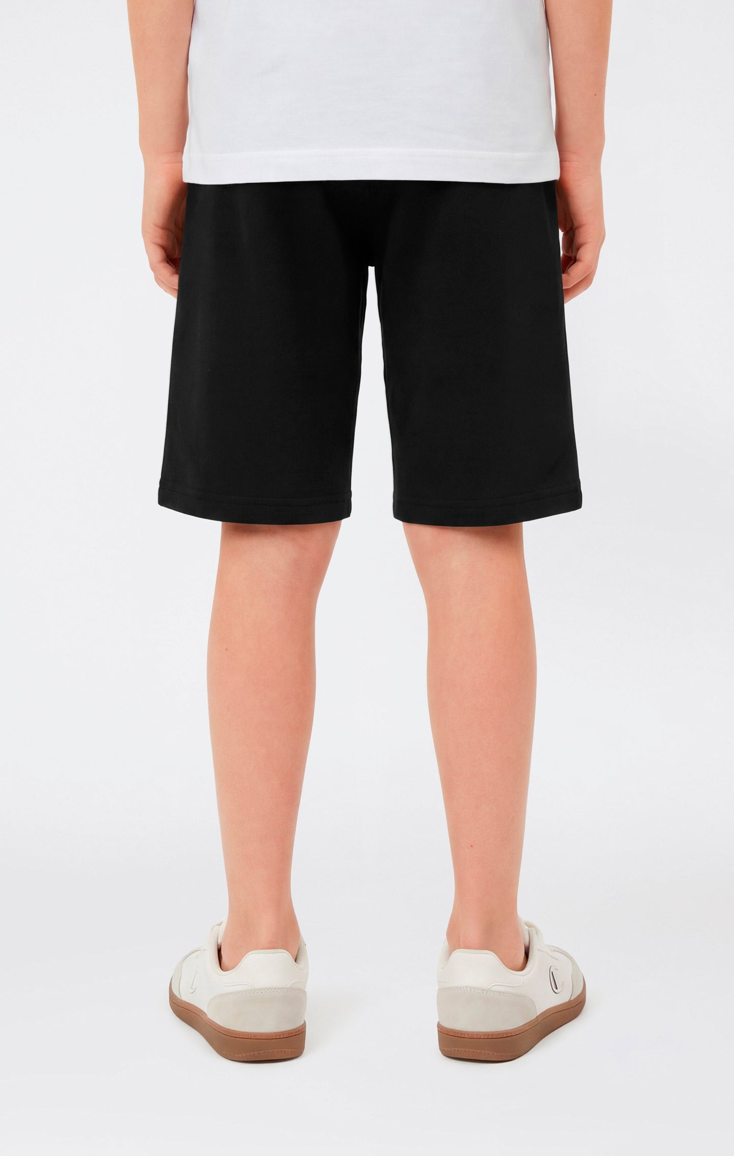 Jungen Bermuda-Shorts mit gestickten Maxi-Logo-Icons