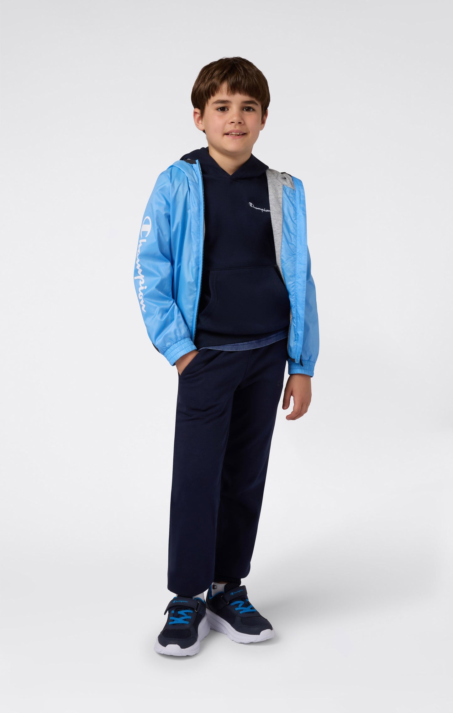 Boys' Lightweight Hooded Sweatshirt Icons