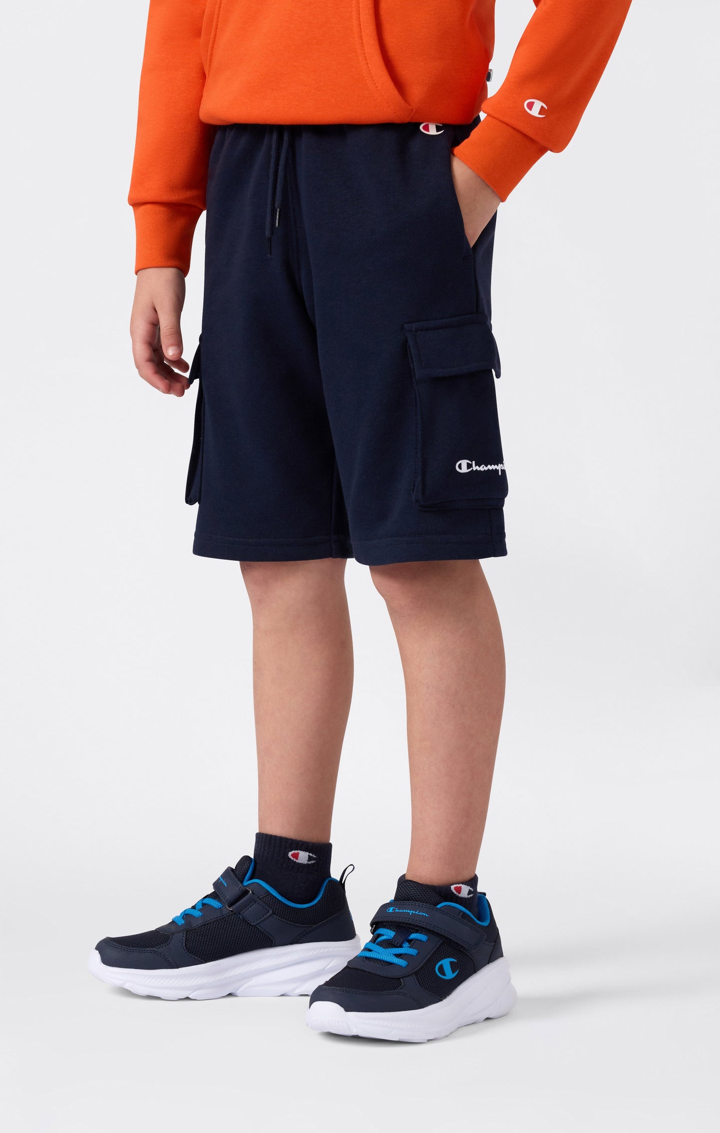 Boys' Lightweight Fleece Cargo Shorts