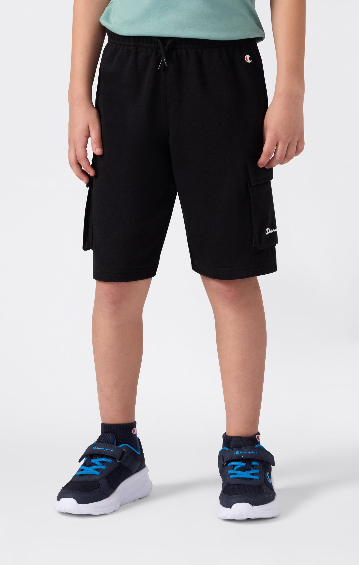 Boys' Lightweight Fleece Cargo Shorts