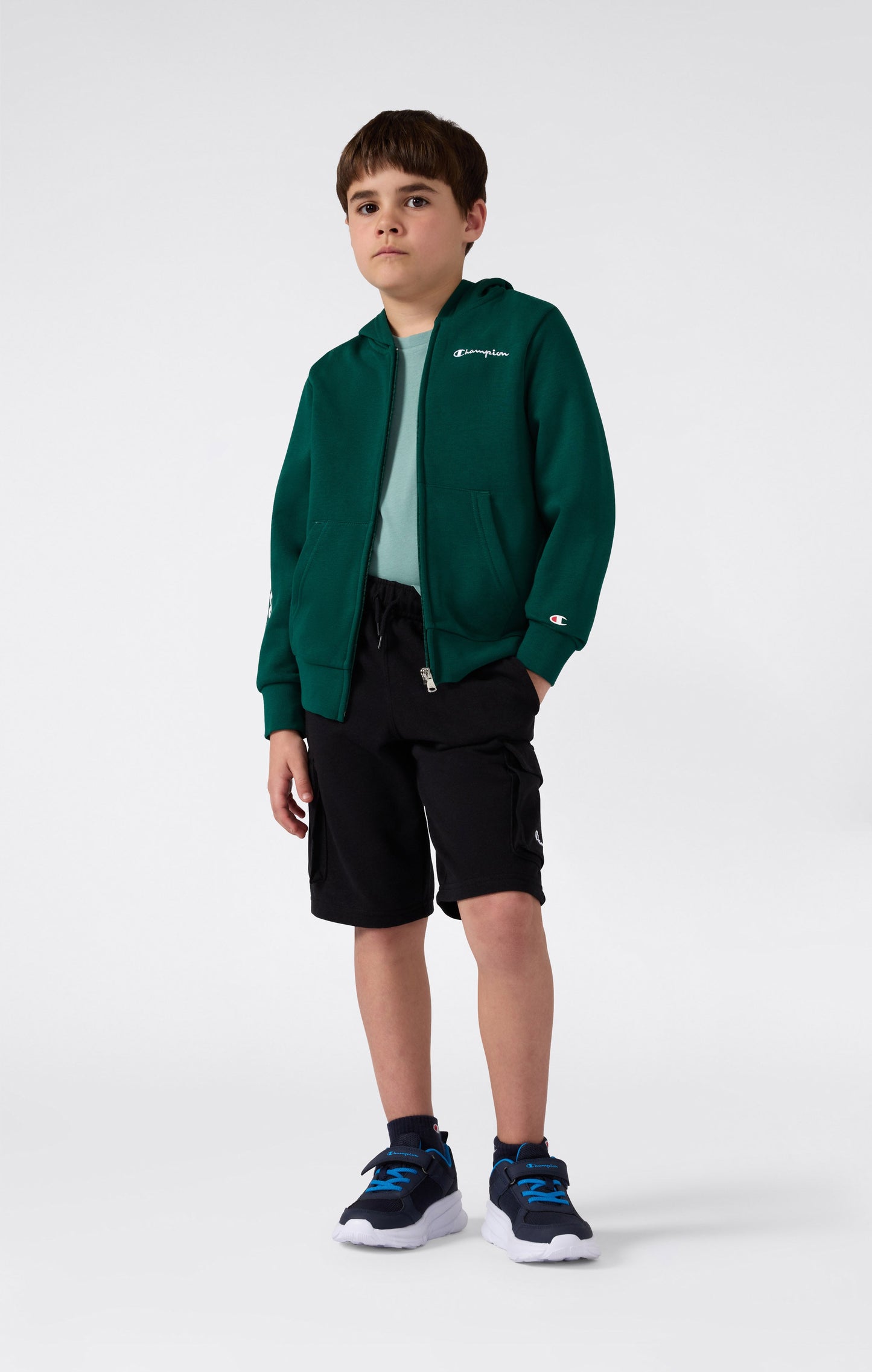 Boys' Lightweight Fleece Cargo Shorts