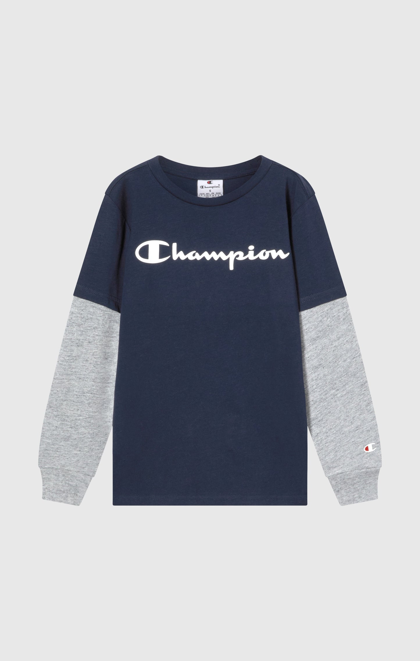 Boys' Long Sleeve T-Shirt Script Logo