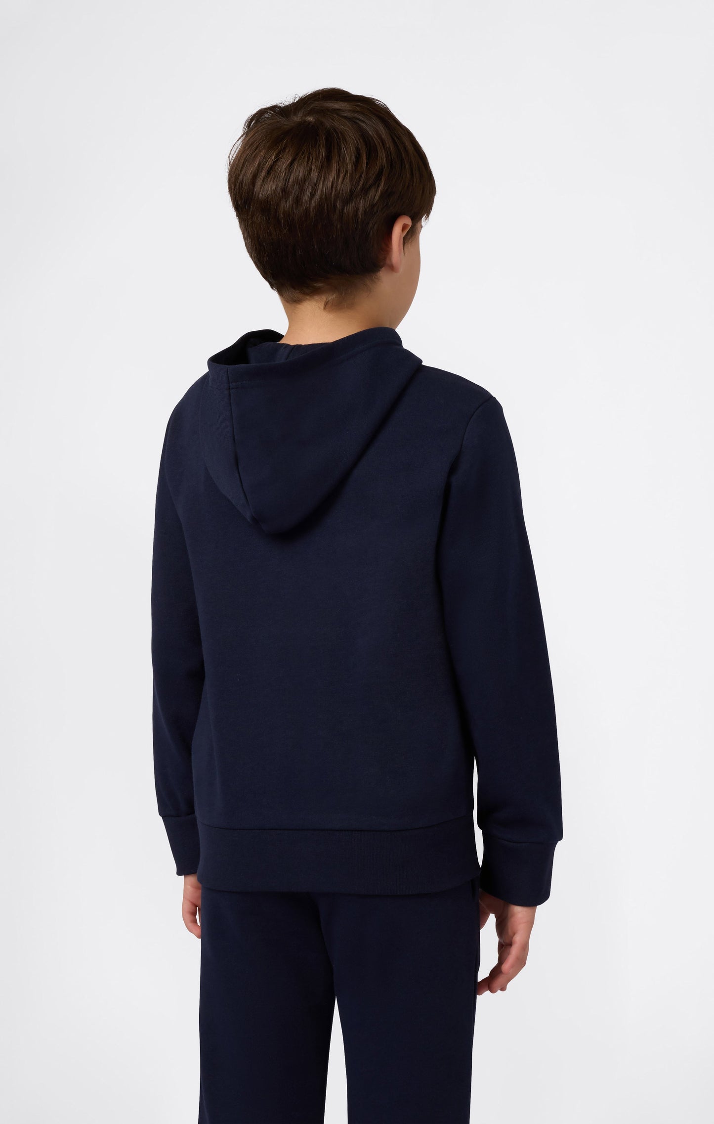 Boys' Lightweight Hooded Sweatshirt with Maxi Printed Logo