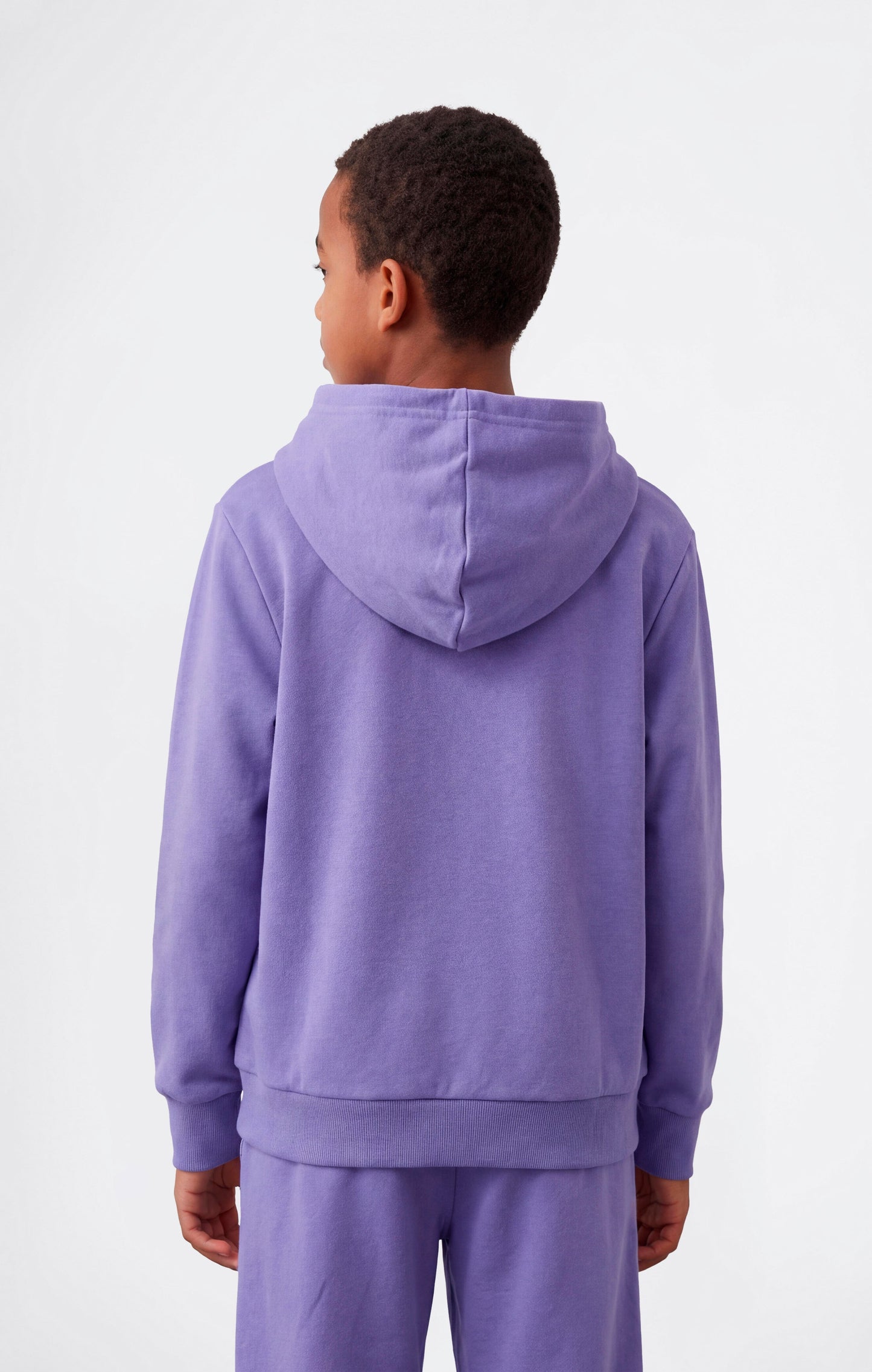 Boys' Lightweight Hooded Sweatshirt with Maxi Printed Logo