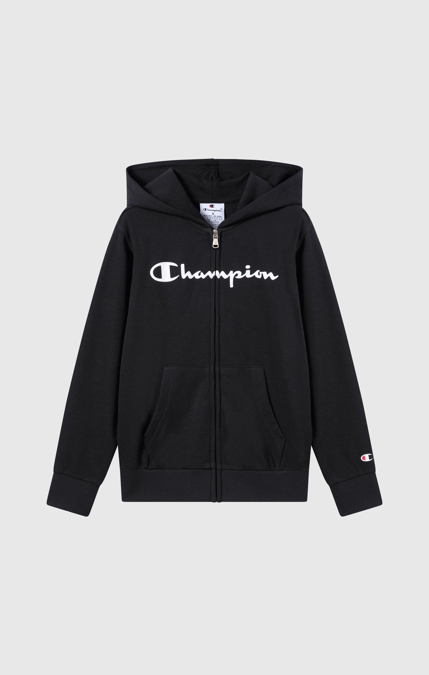 Boys' Full Zip Hoodie with Maxi Logo