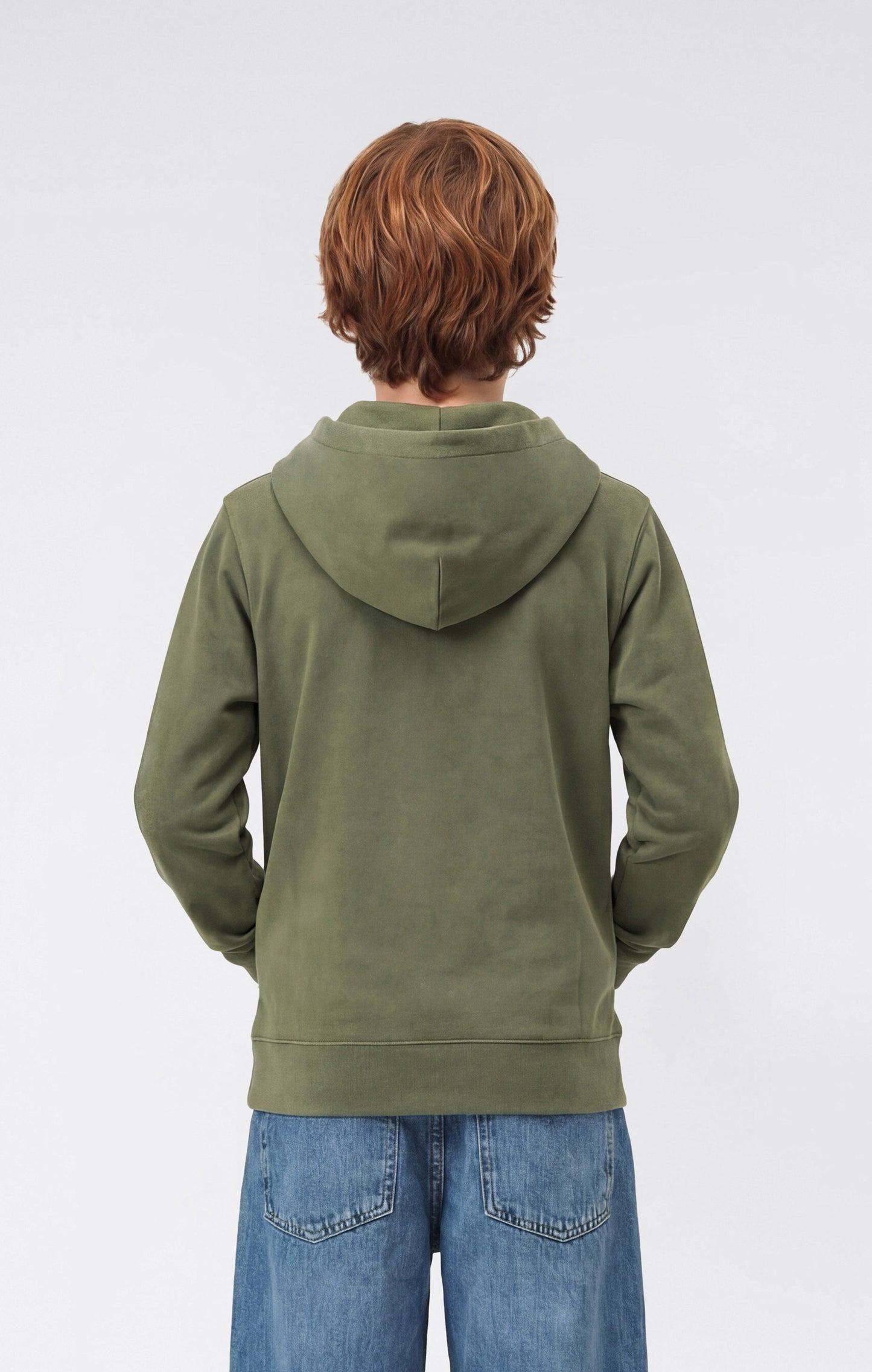 Boys' Washed Effect Hooded Sweatshirt Icons