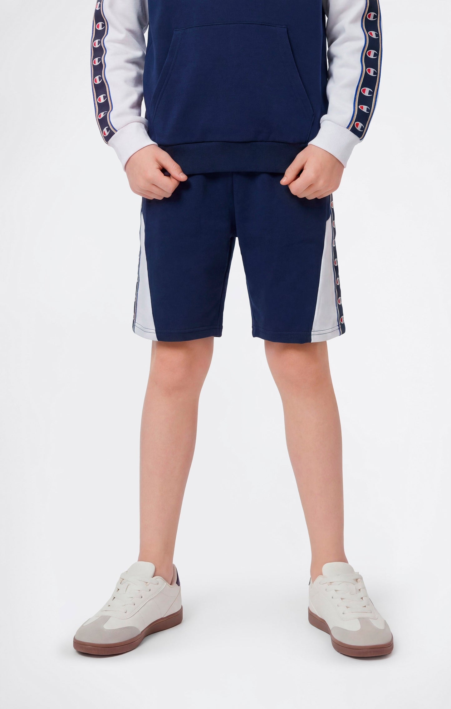 Jungen Bermuda-Shorts mit Tape-Logo