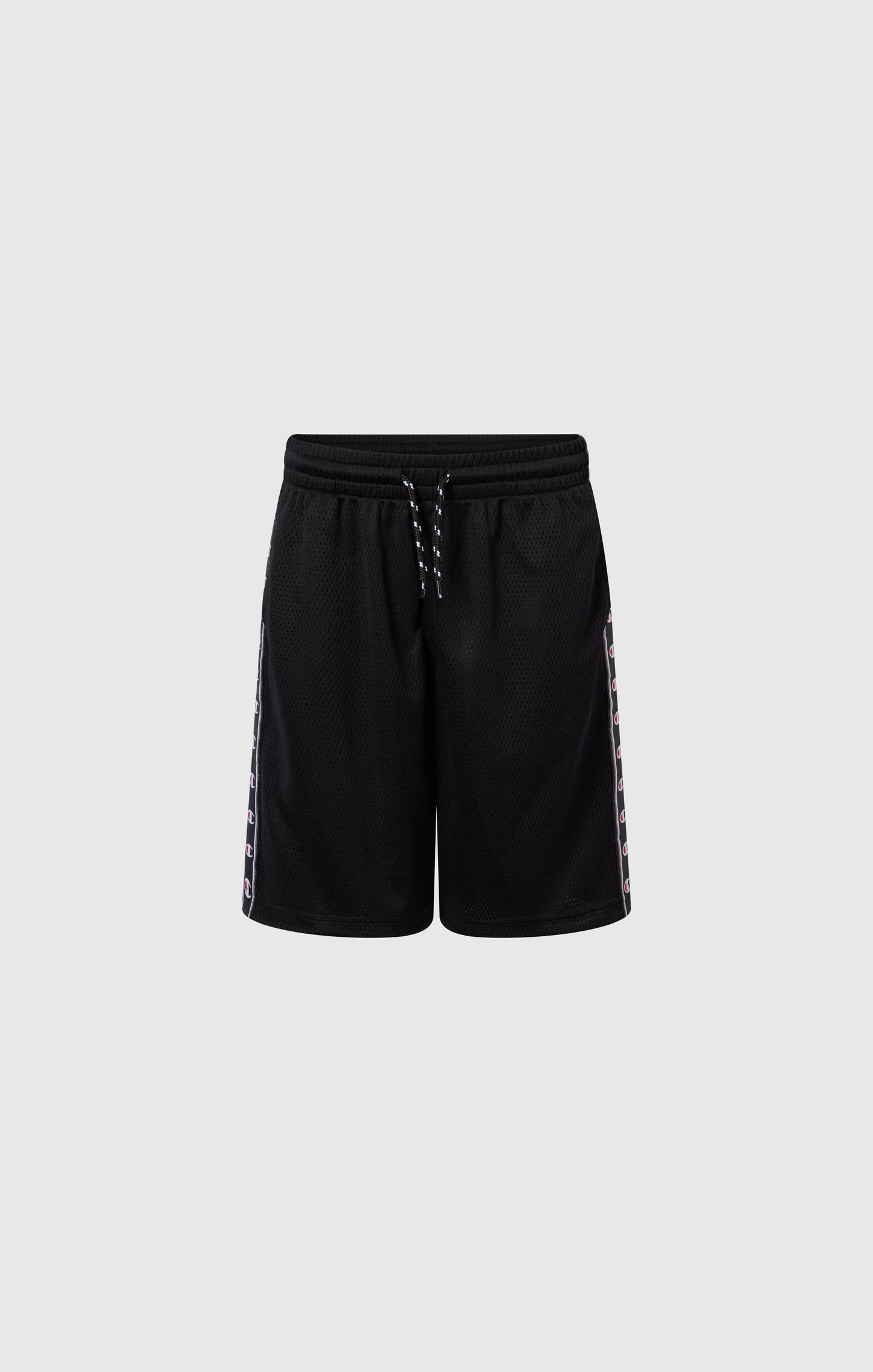 Boys' Mesh Bermuda Shorts with Tape Logo
