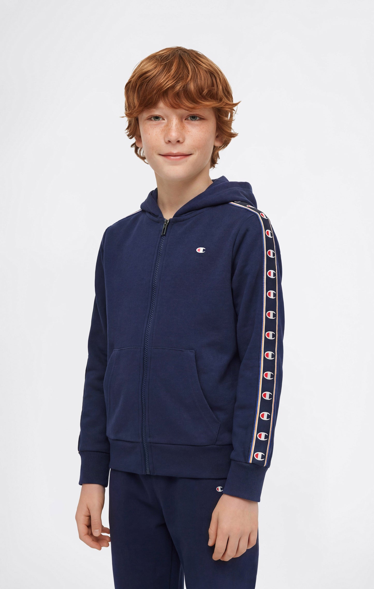 Boys' Hooded Full Zip Sweatshirt and Pants Tracksuit