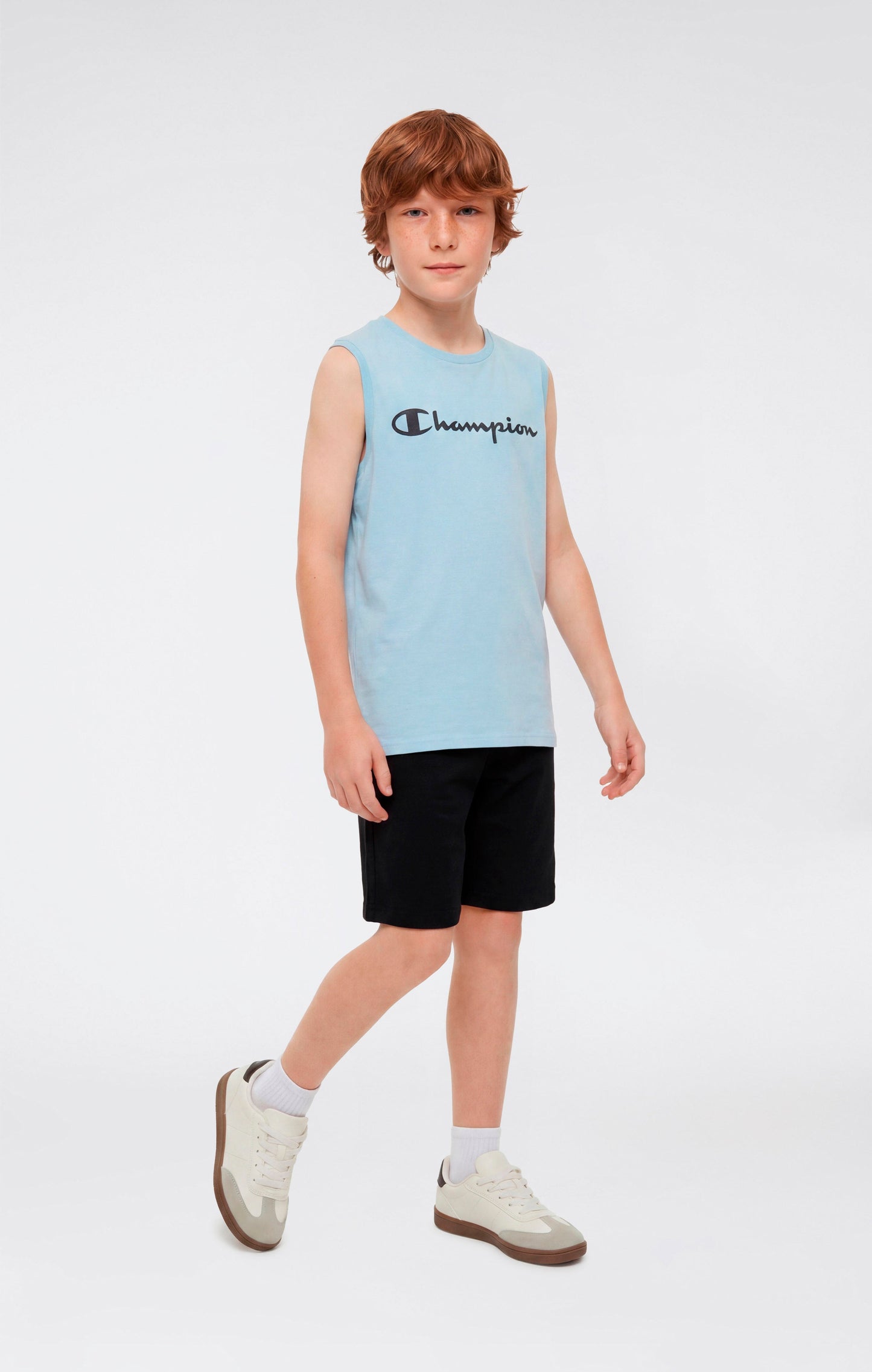 Boys' Tank Top with Maxi Printed Logo