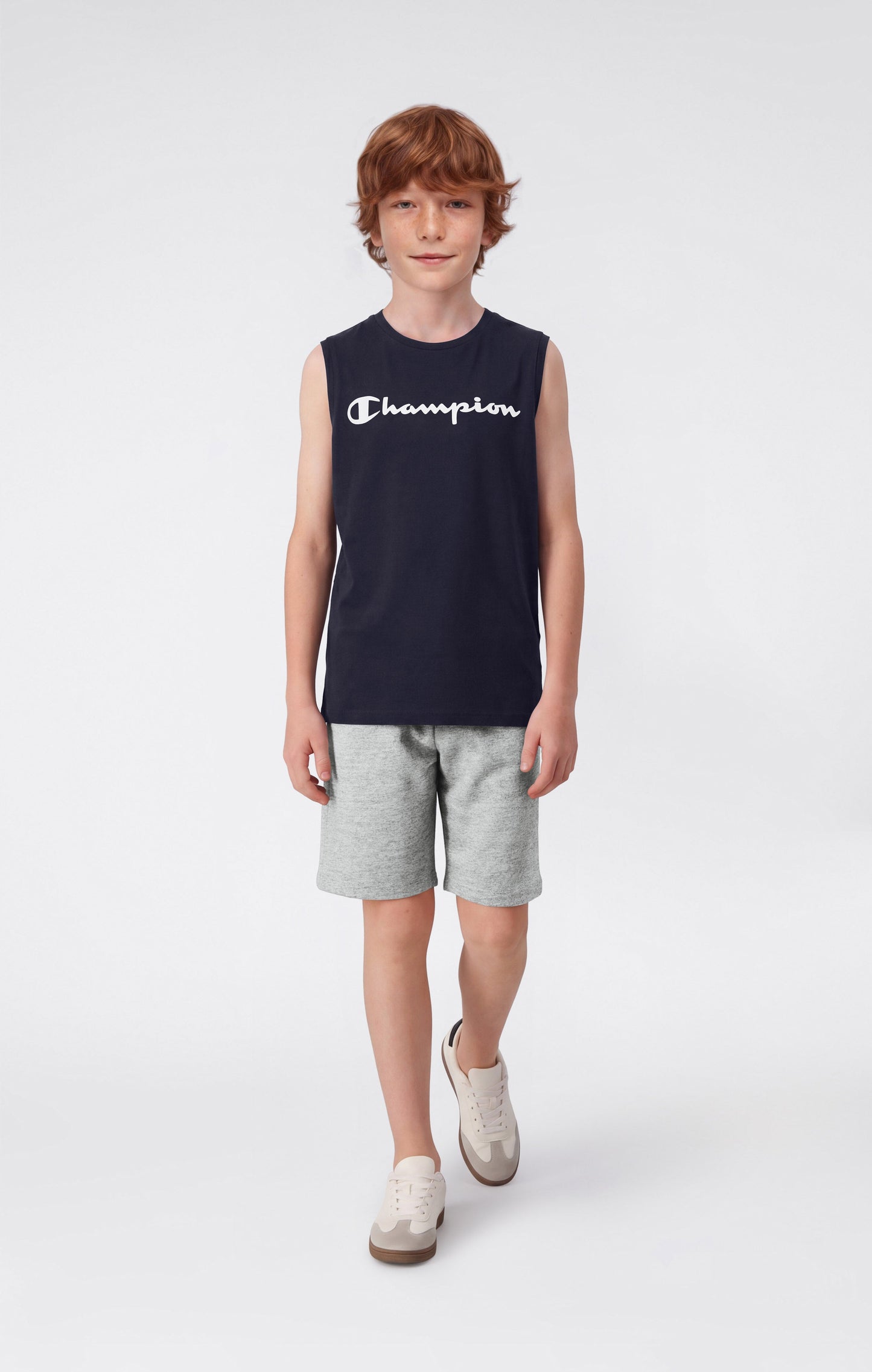 Boys' Tank Top with Maxi Printed Logo
