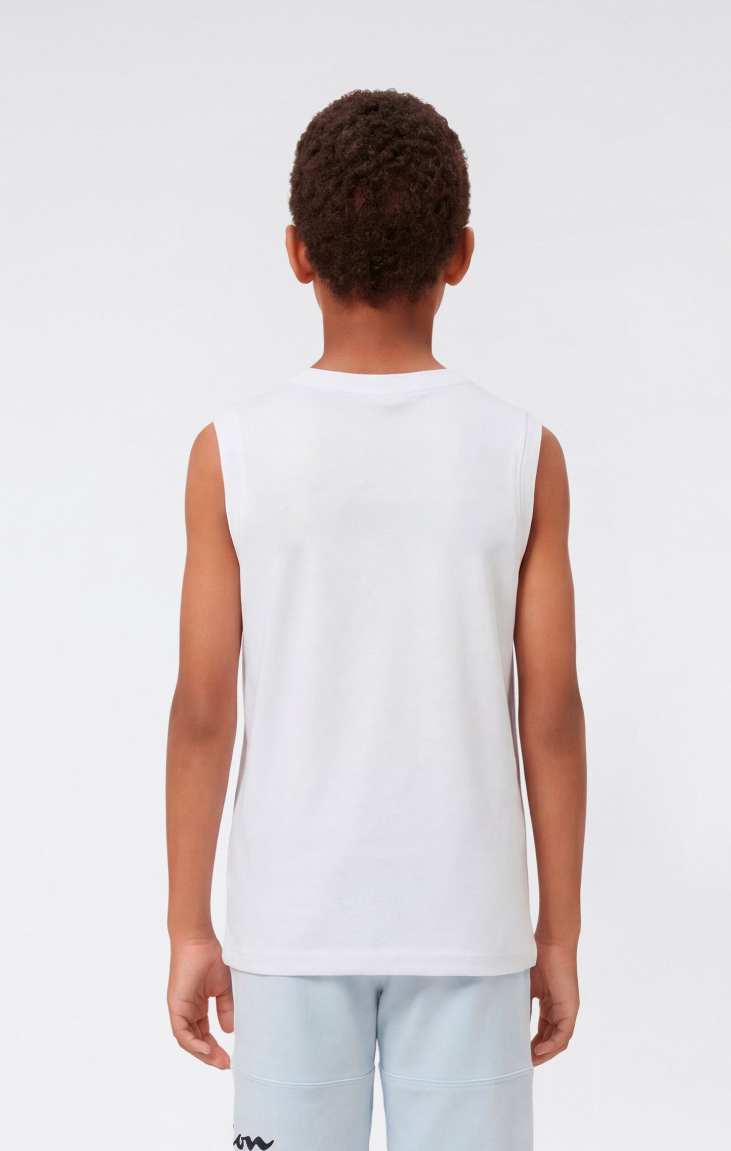 Boys' Tank Top with Maxi Printed Logo