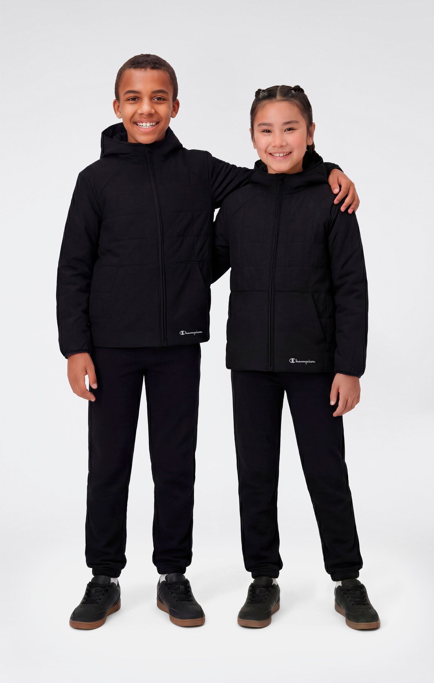 Boys' Padded Full Zip Hooded Jacket