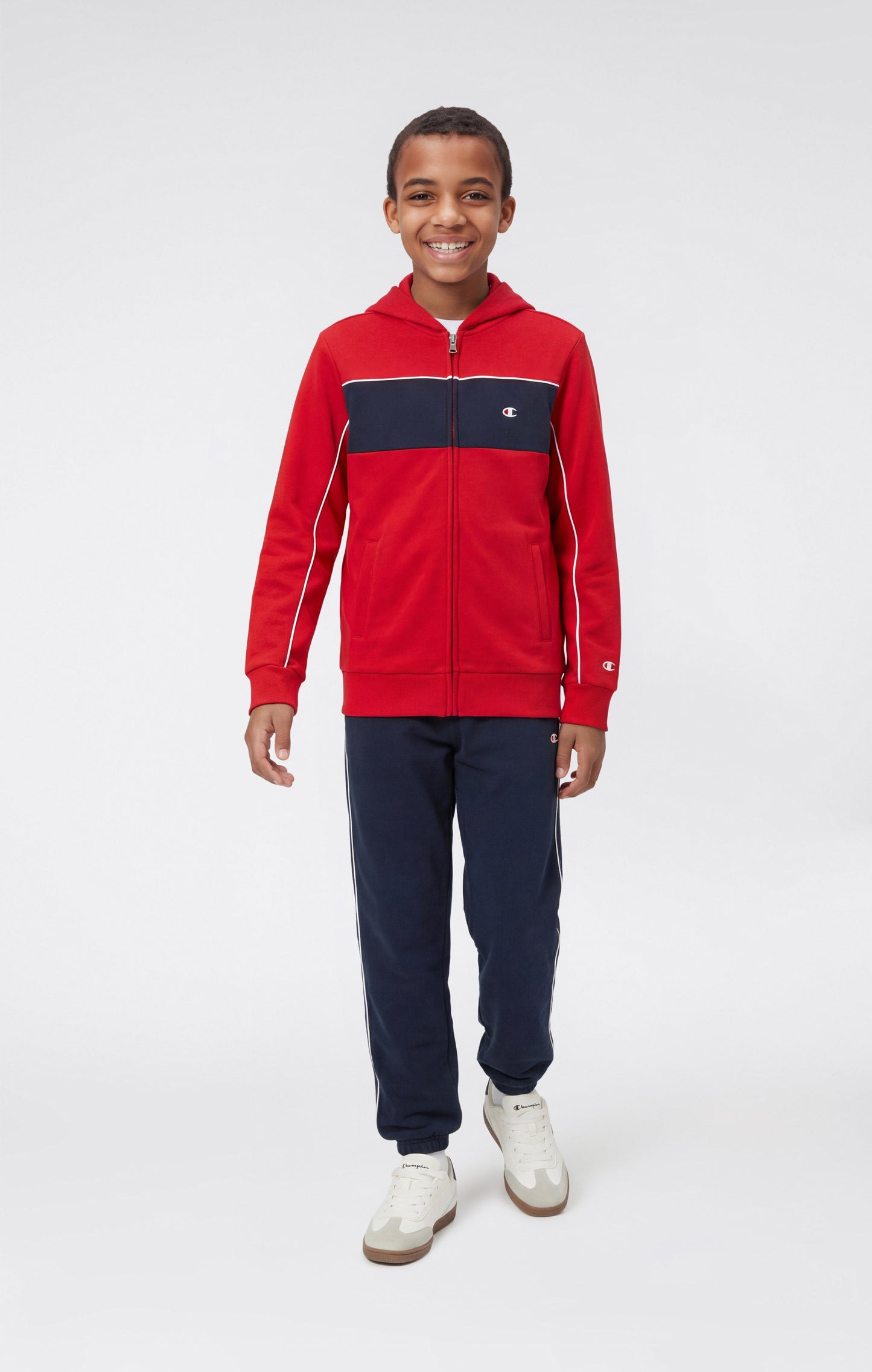 Boys' Hooded Full Zip Sweatshirt and Pants Tracksuit