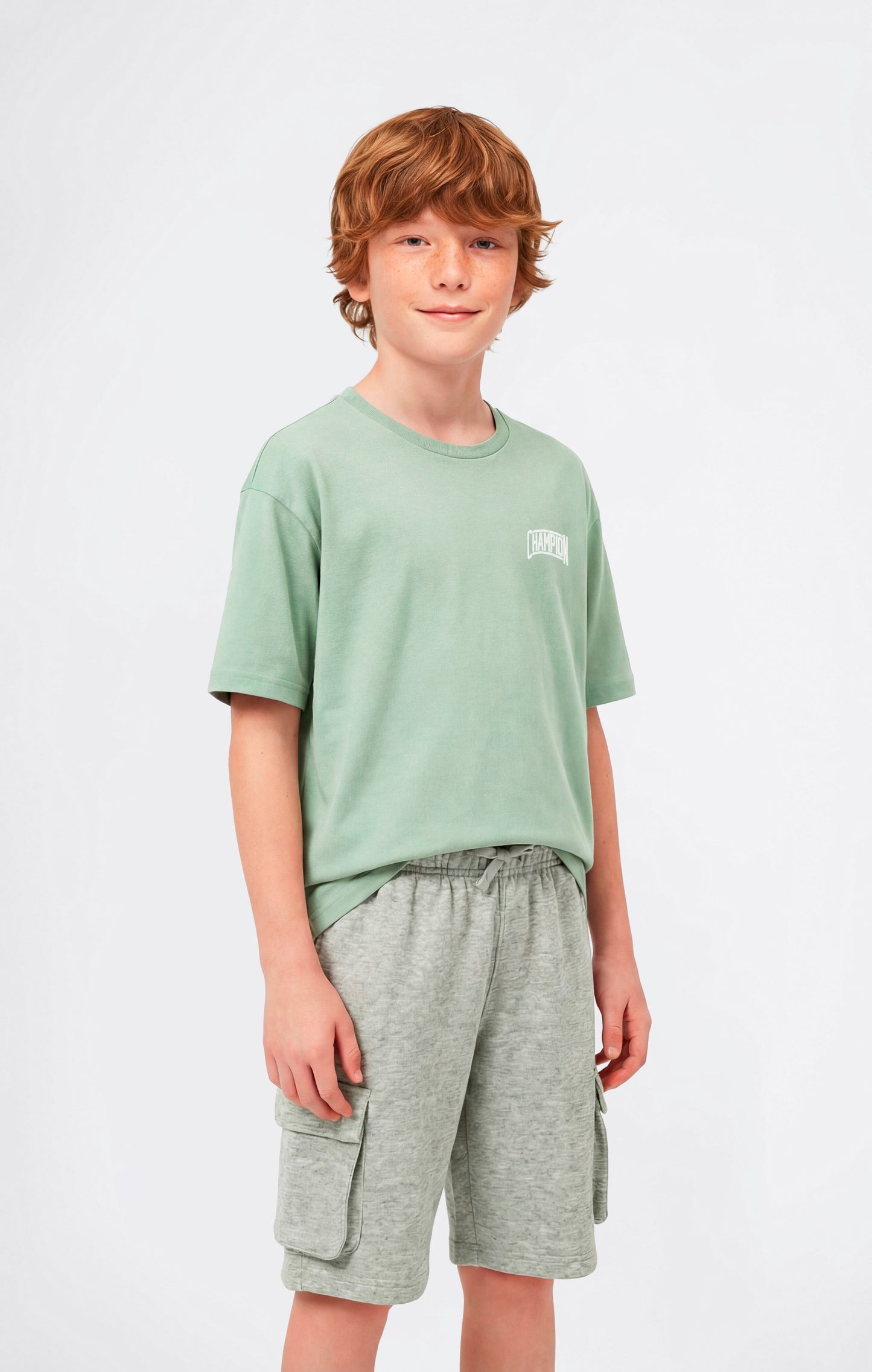 Boys' Crewneck T-shirt with Puff Print