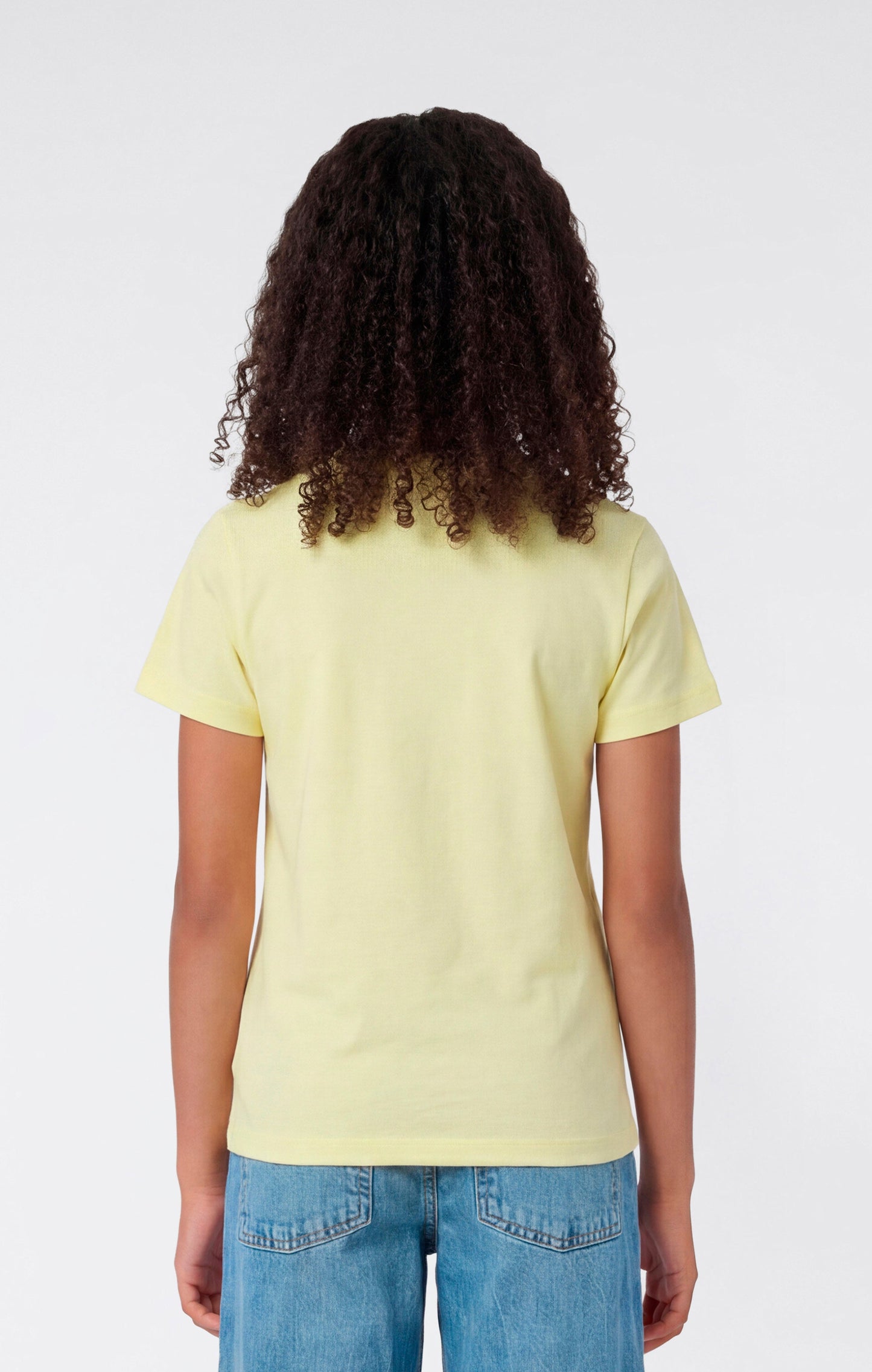 Girls' Crewneck T-shirt Slim Fit Icons