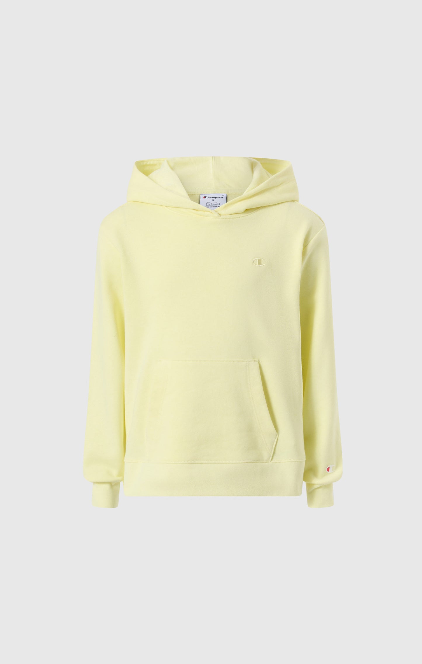 Girls' Lightweight Hooded Sweatshirt with Tonal Embroidered C Logo Icons