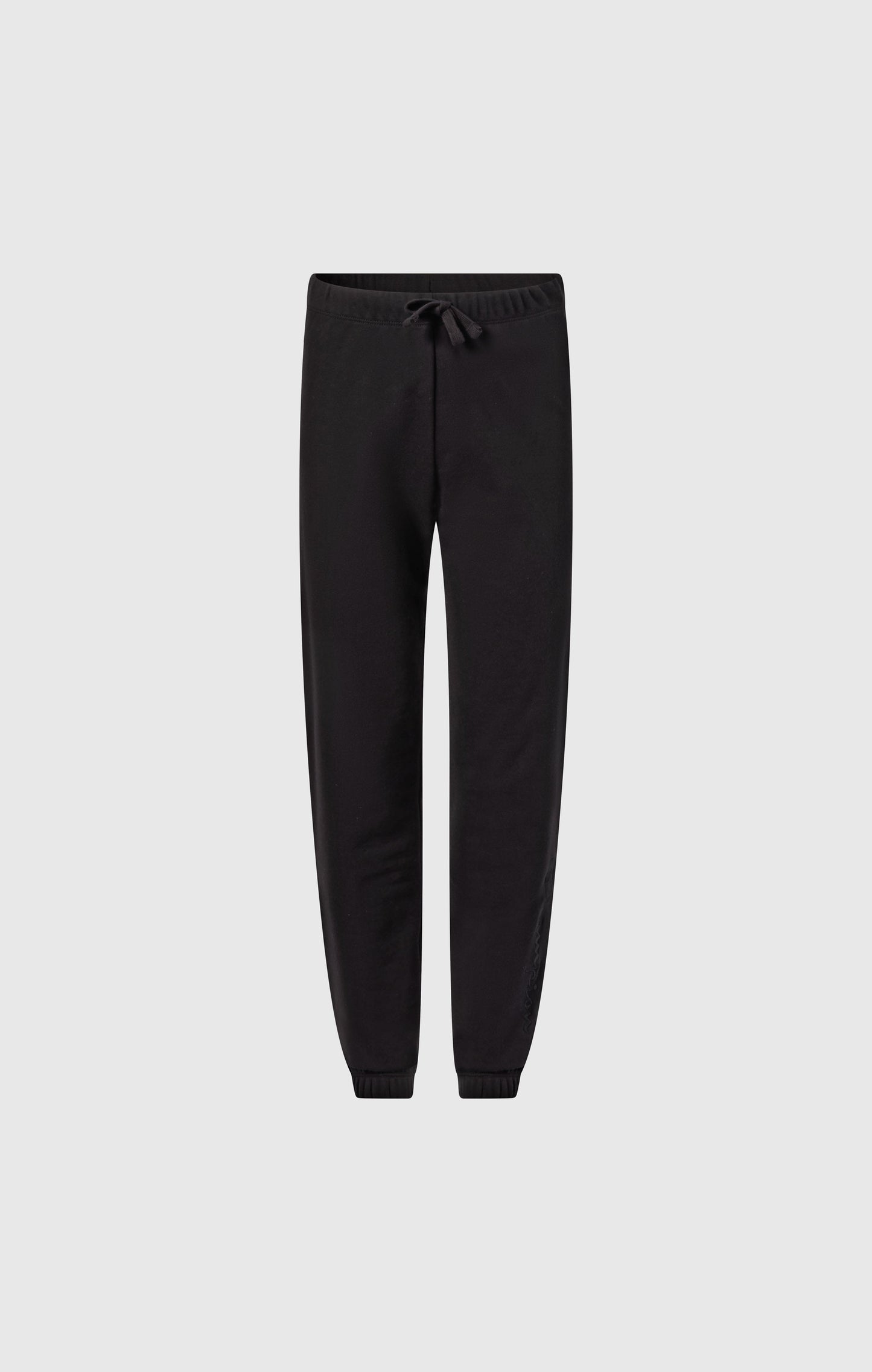 Girls' Elastic Cuff Pants With Embroidered Logo