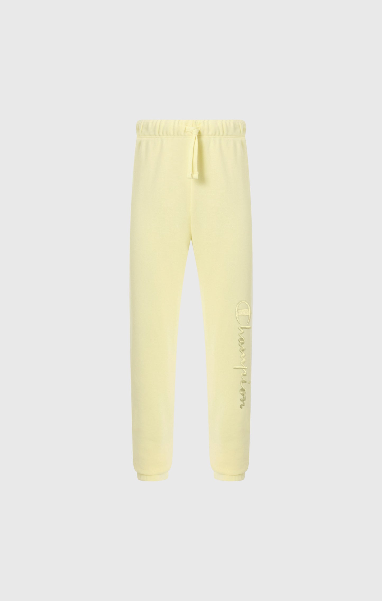 Girls' Elastic Cuff Pants With Embroidered Logo