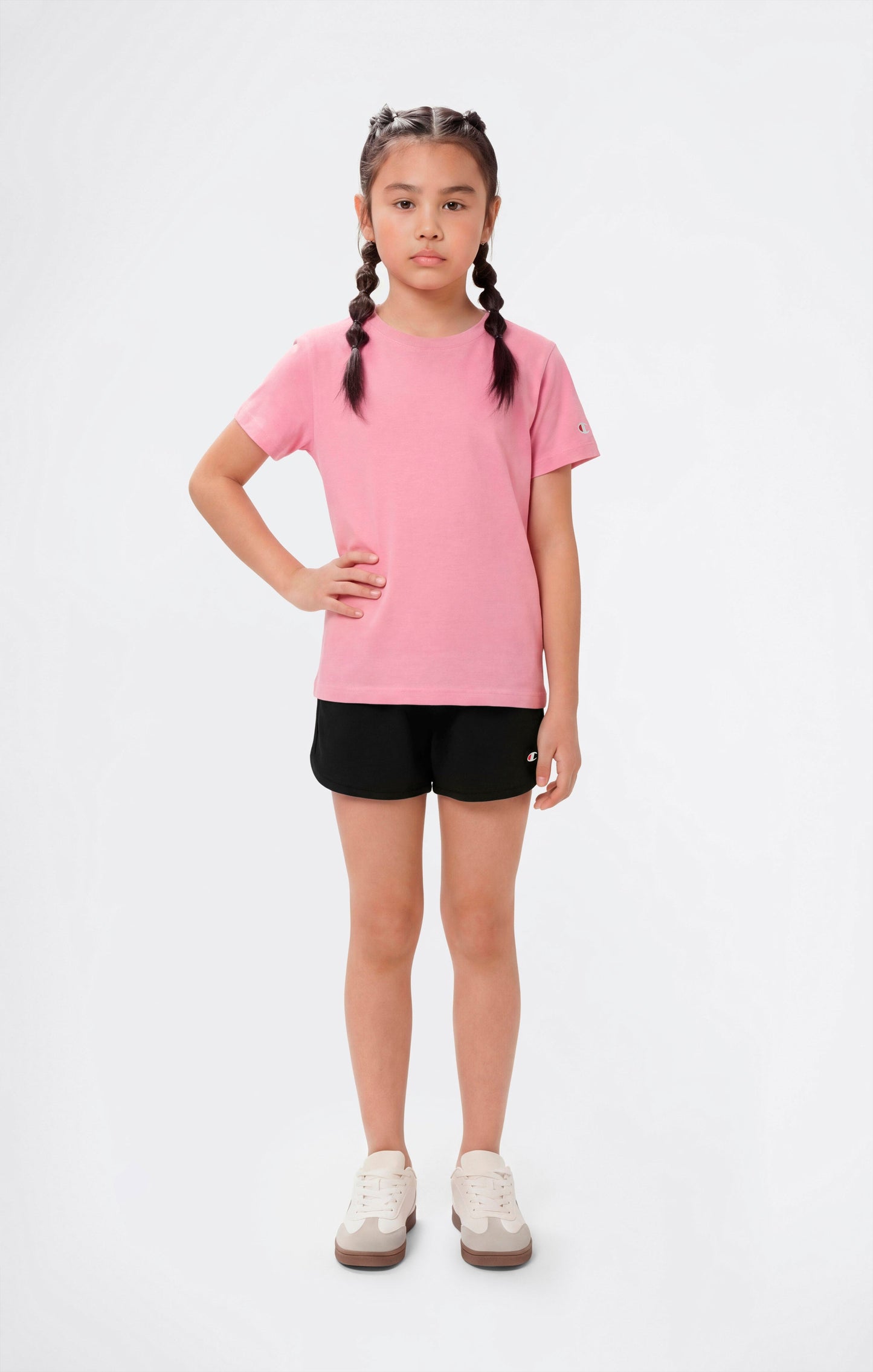 Mädchen-Rippstrick-Shorts Symbole