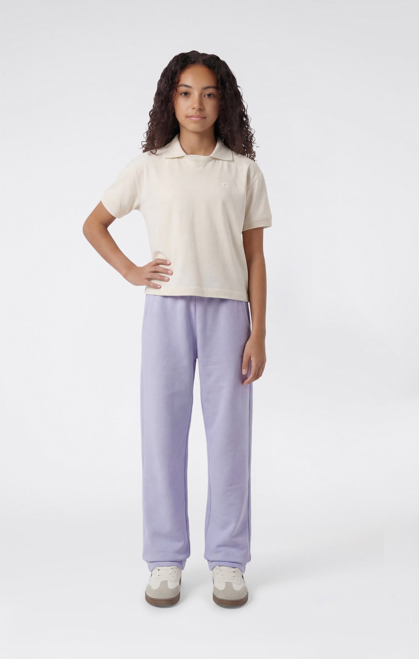Girls' Washed Effect Straight Leg Pants Icons