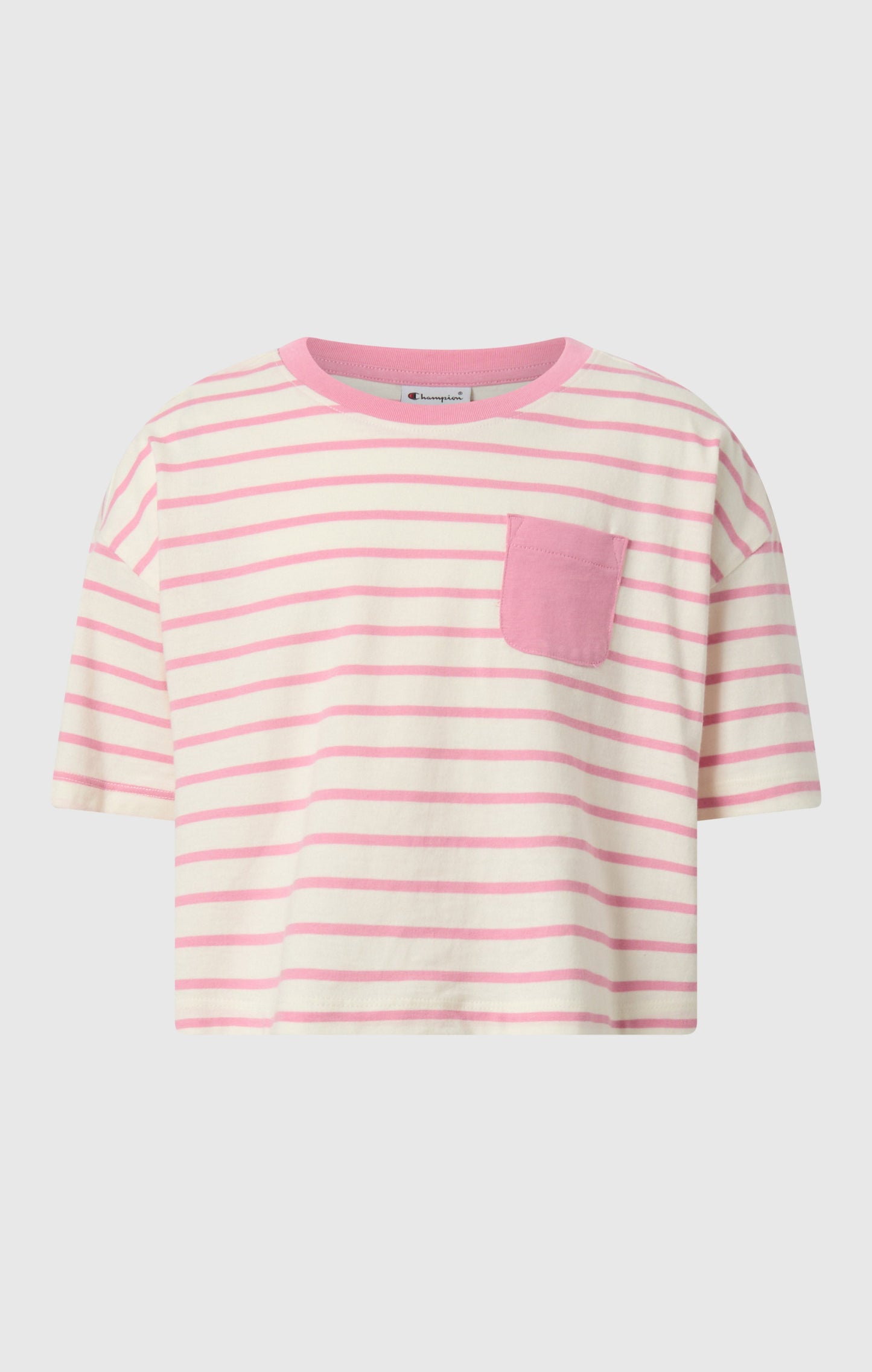 Girls' Oversized Striped T-Shirt Icons
