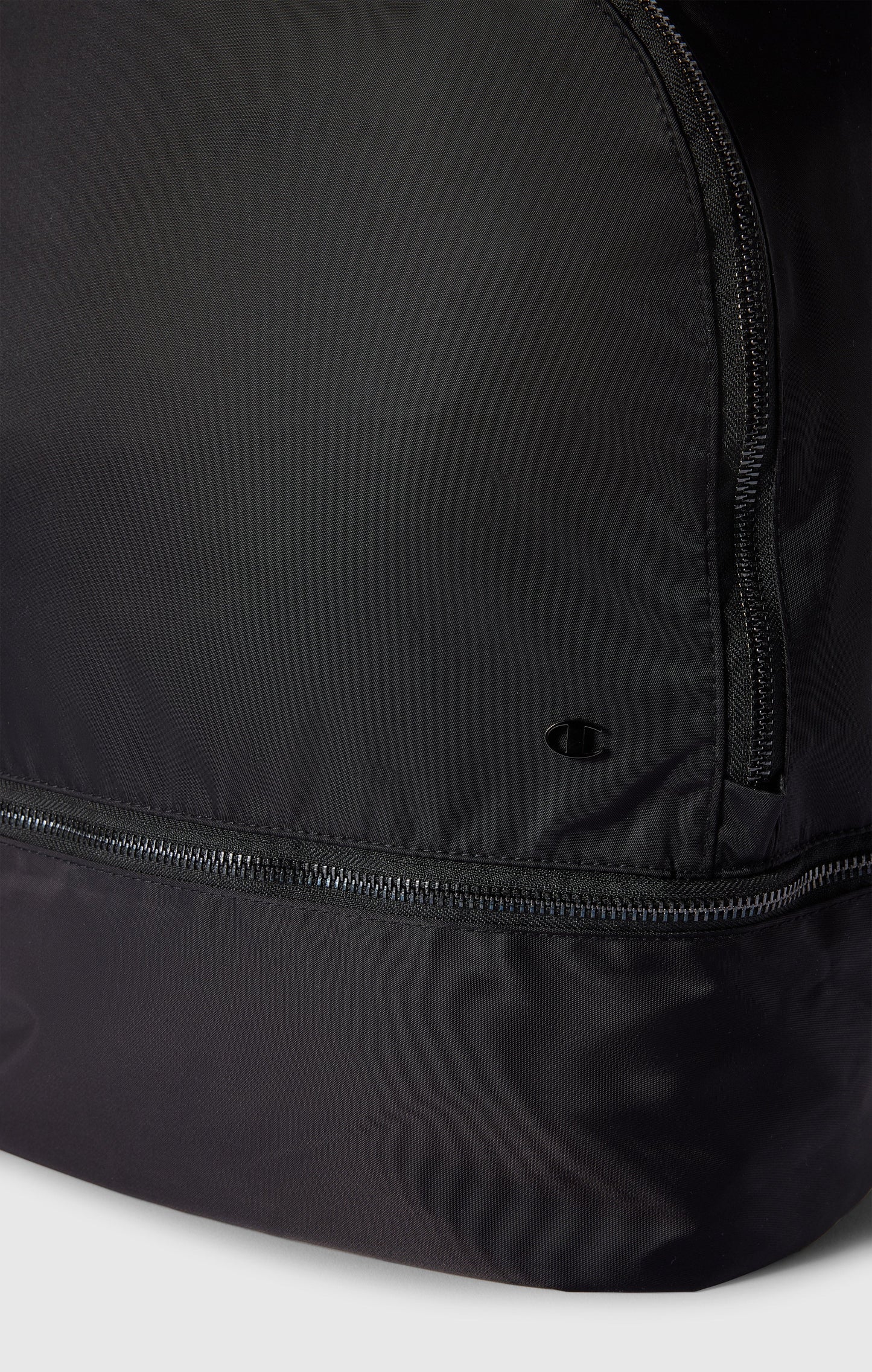 Satin Backpack with Bottom Compartment