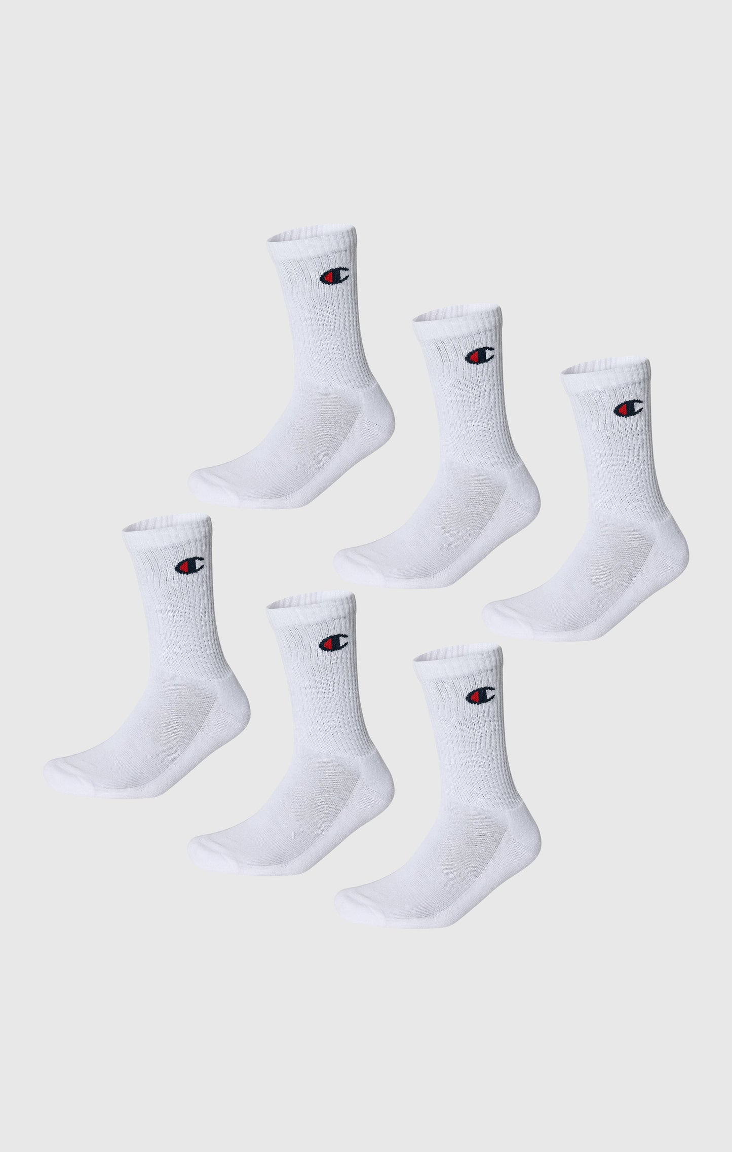 Six Pack Breathable Crew Socks