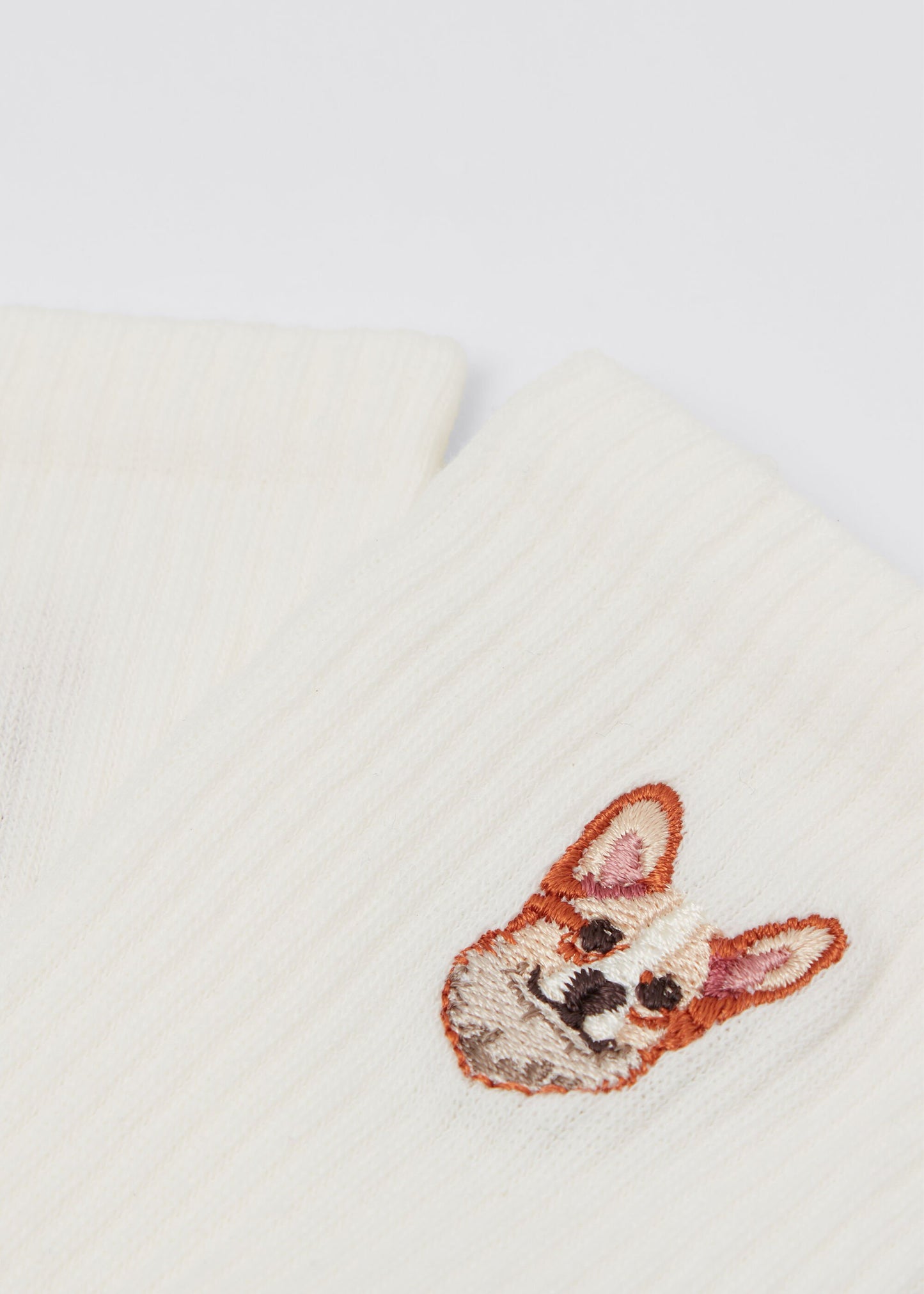 Dogs Embroidered Socks