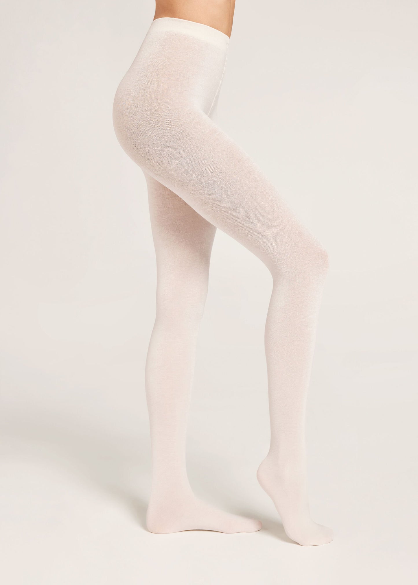 Matt Opaque Tights with Cashmere and Modal