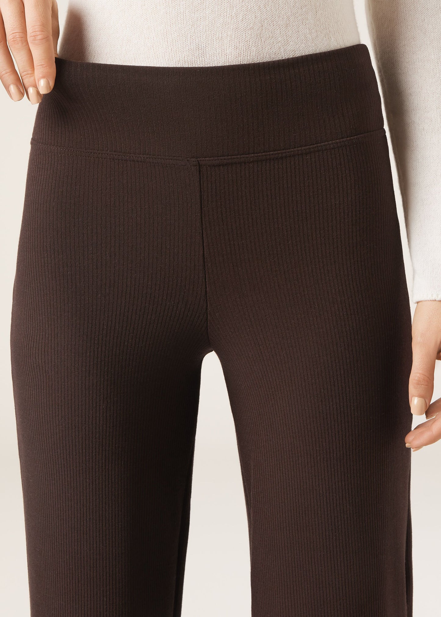 Palazzo Trousers with Cashmere