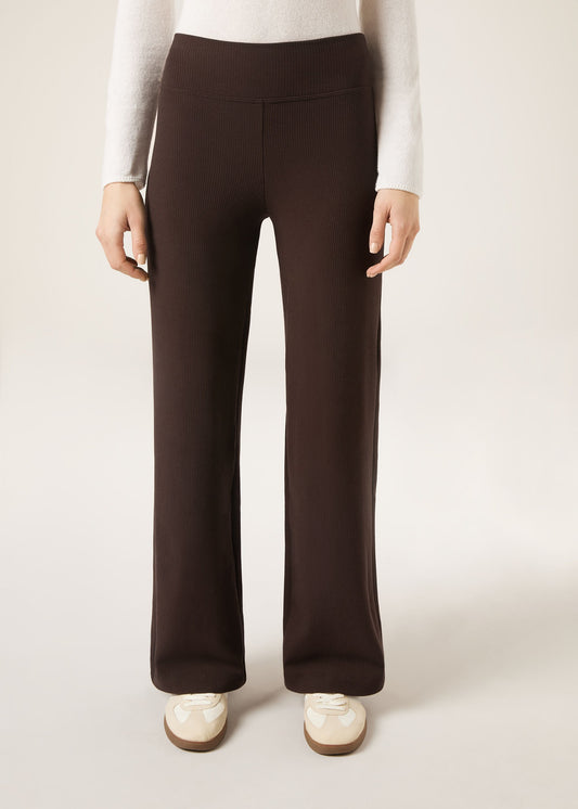 Palazzo Trousers with Cashmere