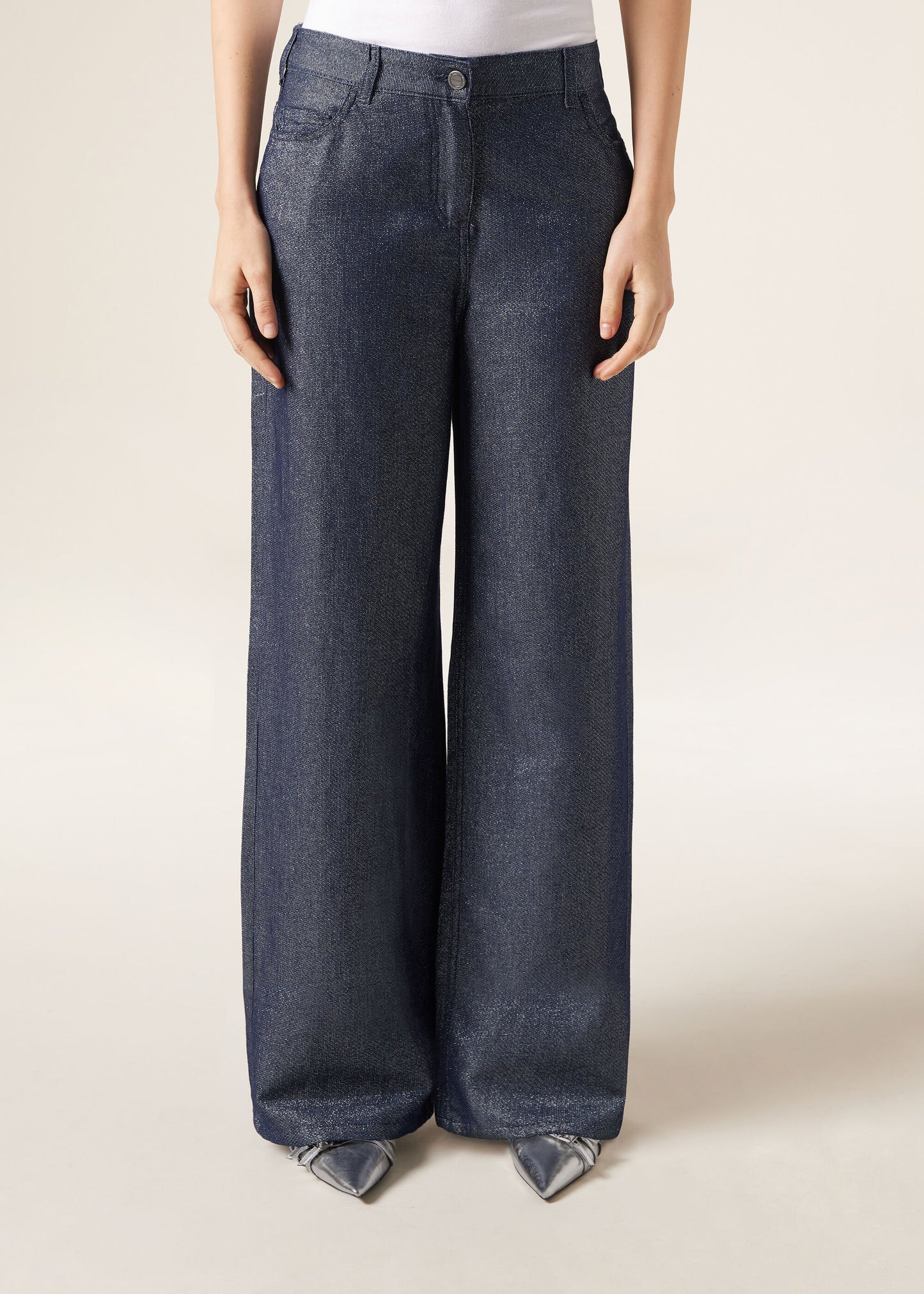 Palazzo Ultralight Glitter Jeans